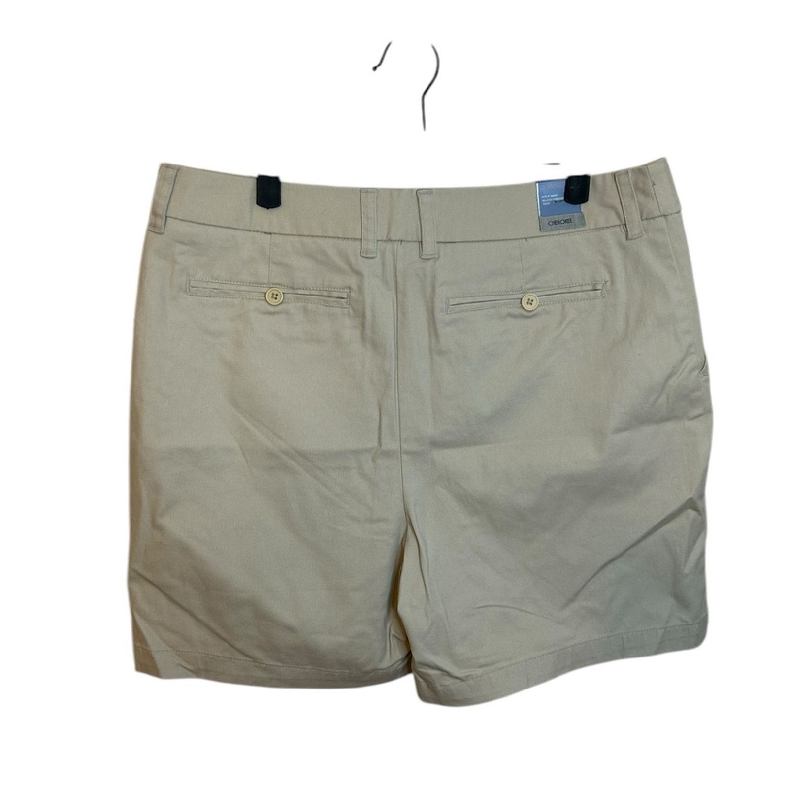 Cherokee Nwt Cherokee Ultimate Khaki Classic Bermuda Shorts Size 34" / US 12 / IT 48 - 2 Thumbnail