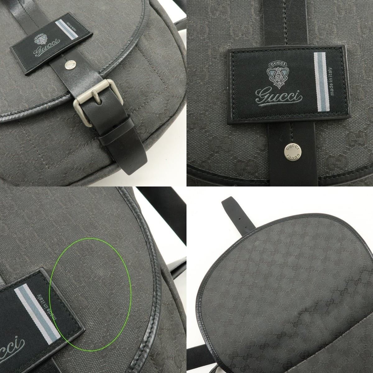 Gucci Gucci GG Supreme Shoulder Bag Black Size ONE SIZE - 6 Thumbnail