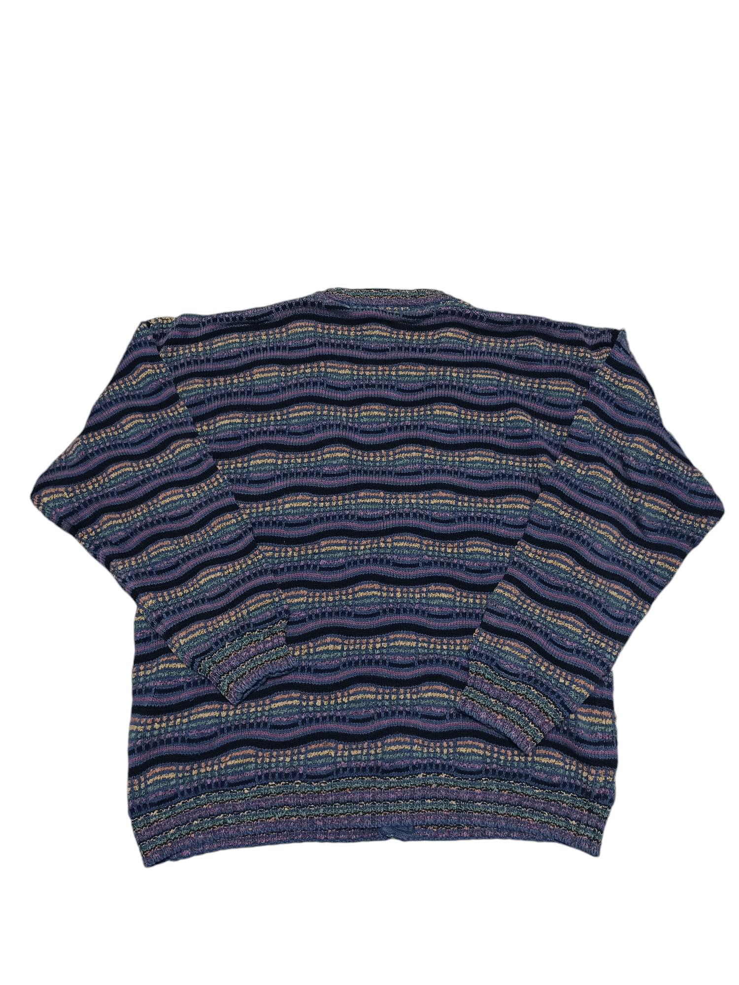 Other VINTAGE 90S CARDIGAN COOGIE STYLE 55% RAMIE HONG KONG Size US M / EU 48-50 / 2 - 2 Thumbnail