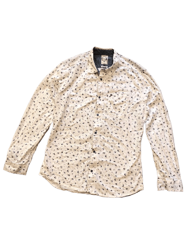 Diesel Diesel Regular Fit Flower Print Button Up Shirt Size L Size US L / EU 52-54 / 3 - 1 Thumbnail