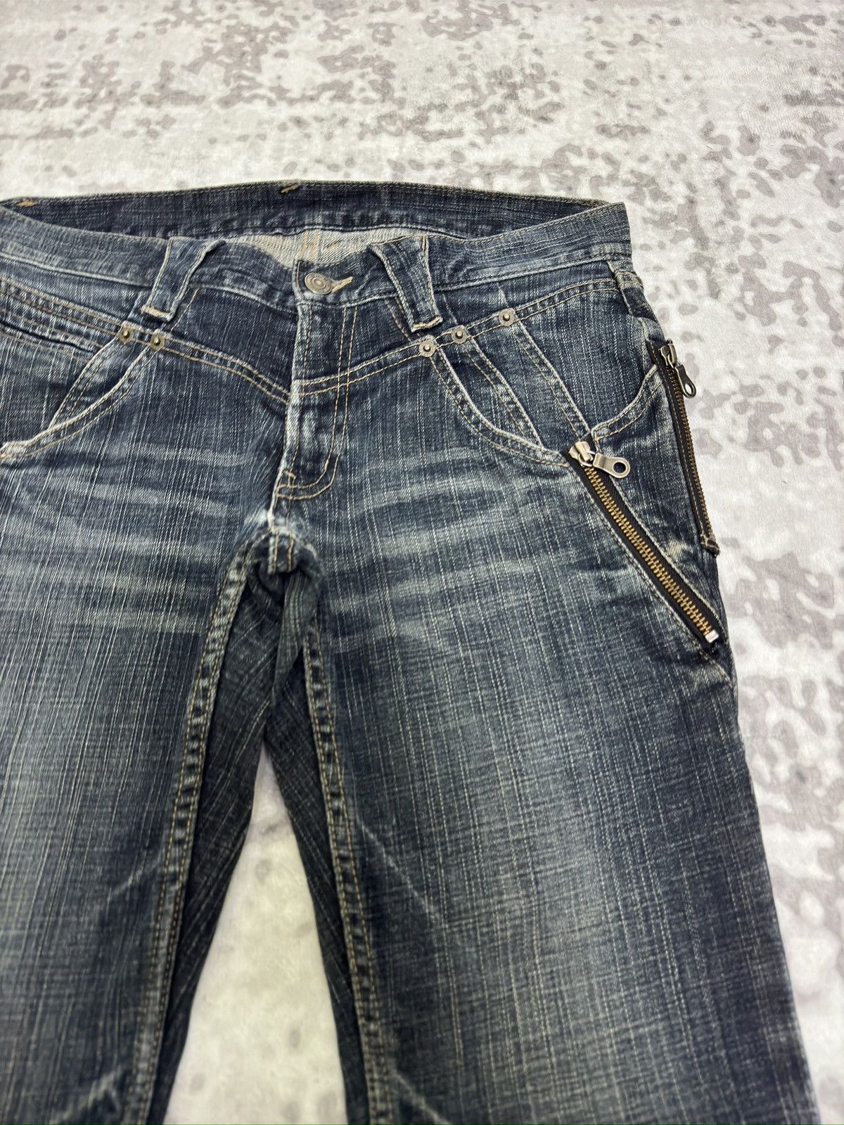 PPFM Vintage PPFM Zipper Skinny Jeans Size US 30 / EU 46 - 5 Thumbnail