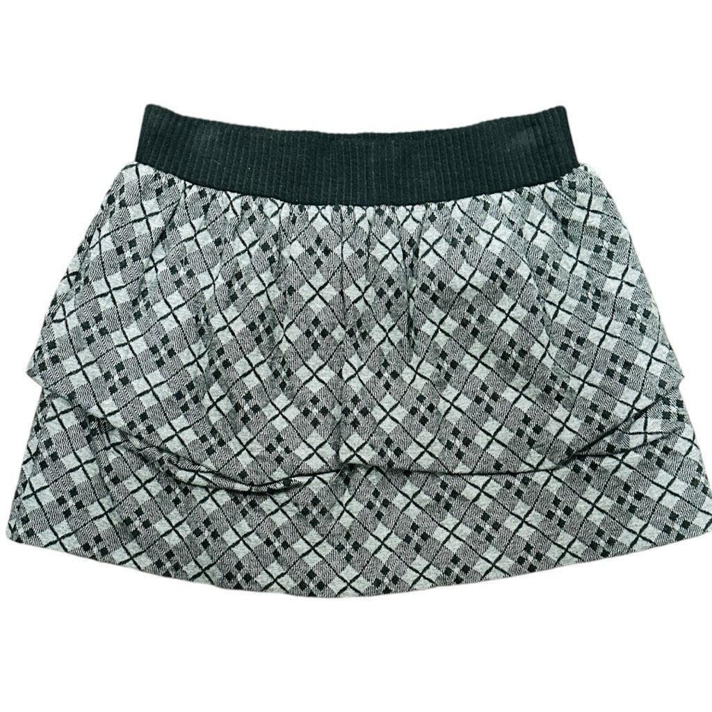 Juicy Couture JUICY COUTURE Gray Grey Black Plaid Wool Cotton Elastic Wais Size 27" / US 4 / IT 40 - 2 Thumbnail