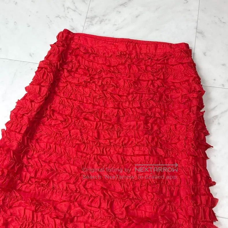 Comme des Garcons Comme Des Garcons size M Red lace skirt Size 25" / US 0 / IT 36 - 4 Thumbnail