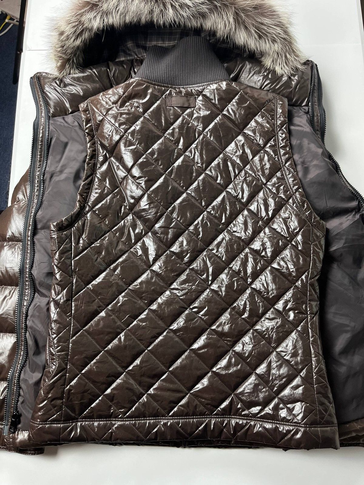 Burberry 00’ Japanese Burberry fur puffer jacket Size US L / EU 52-54 / 3 - 7 Thumbnail