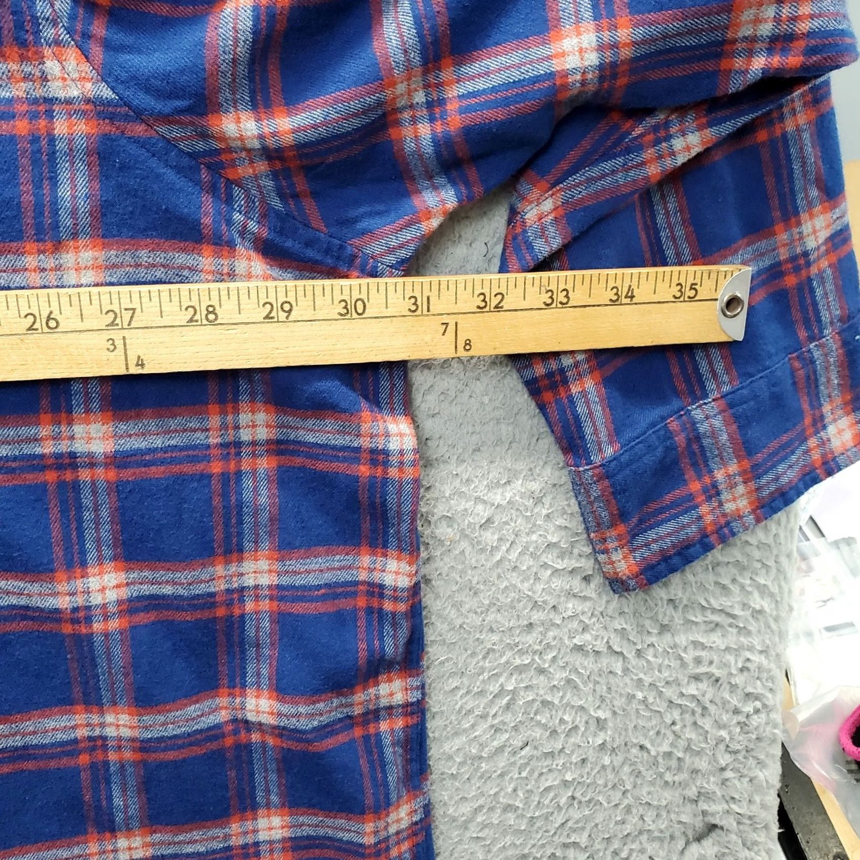 Vintage St. John's Bay Mens Flannel Shirt 4XL Multi Plaid Button-Down Long Sleeve Shirt Size US XXL / EU 58 / 5 - 3 Thumbnail