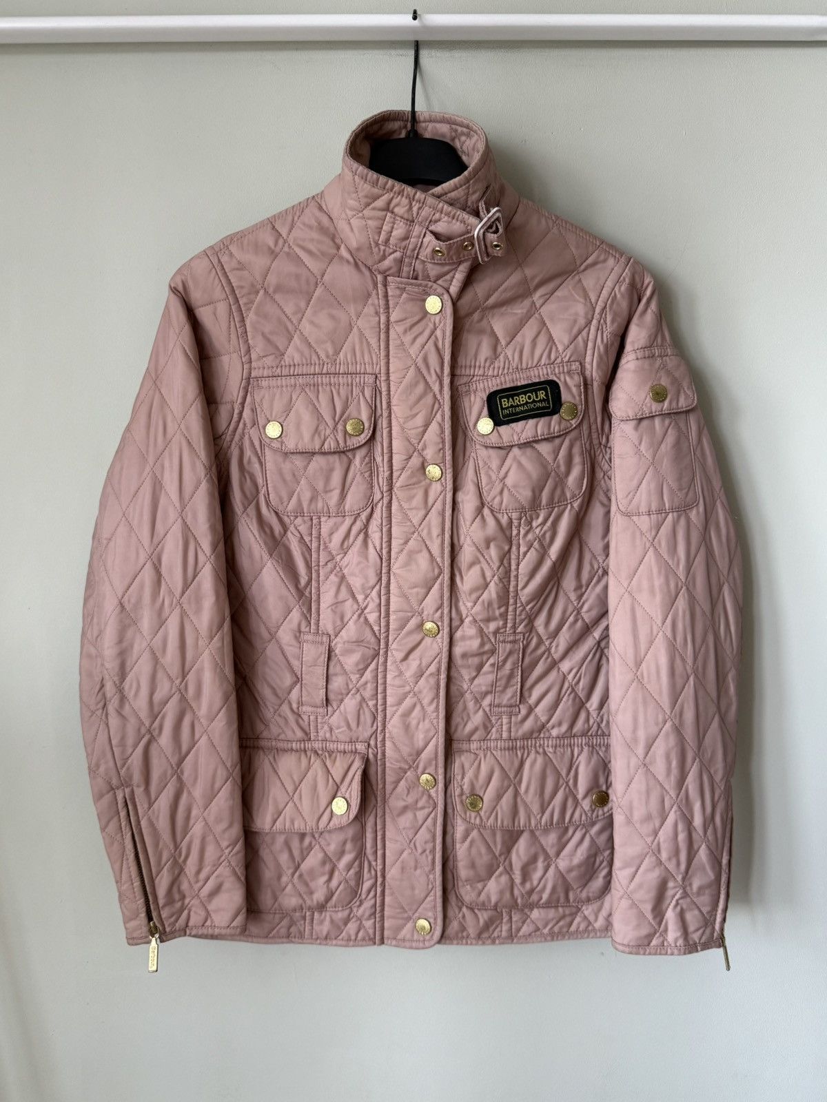 Barbour Barbour International Quilted jacket vintage light pink Size XS / US 0-2 / IT 36-38 - 1 Thumbnail