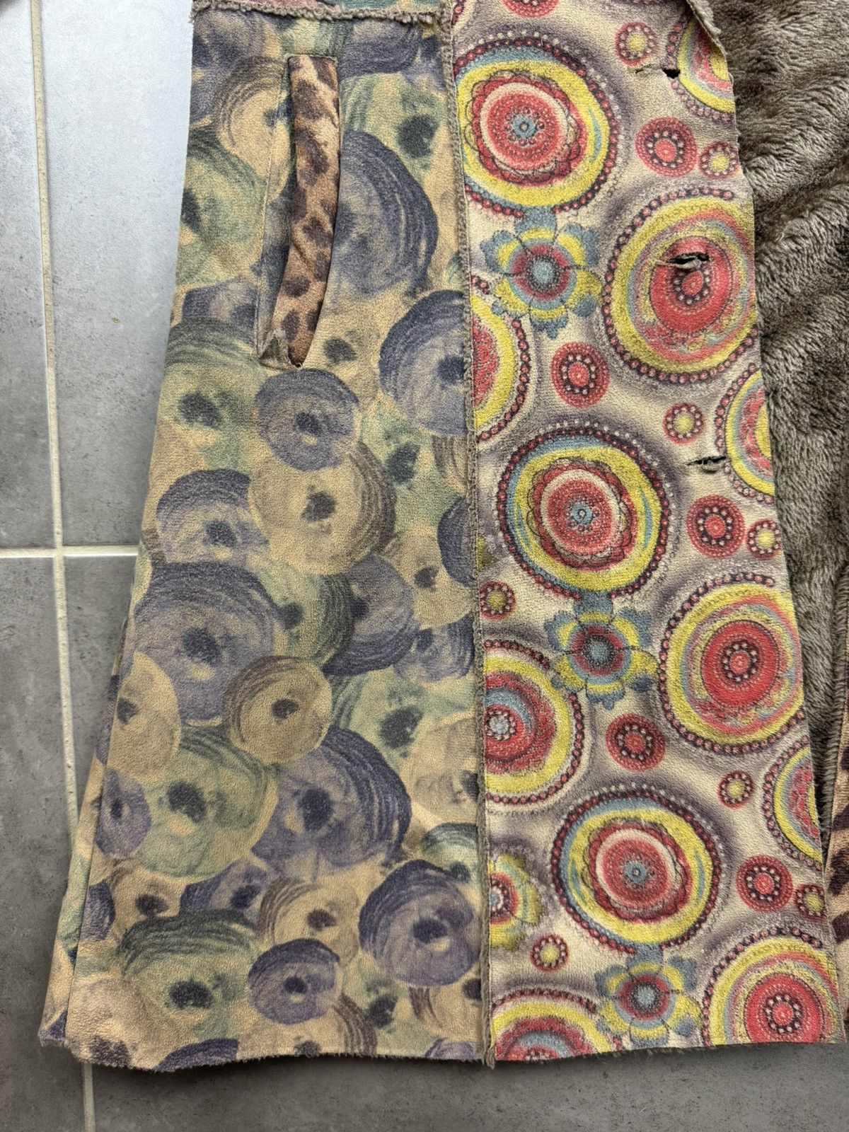 Vintage Style Stella Morgan Leopard Patchwork Size 10