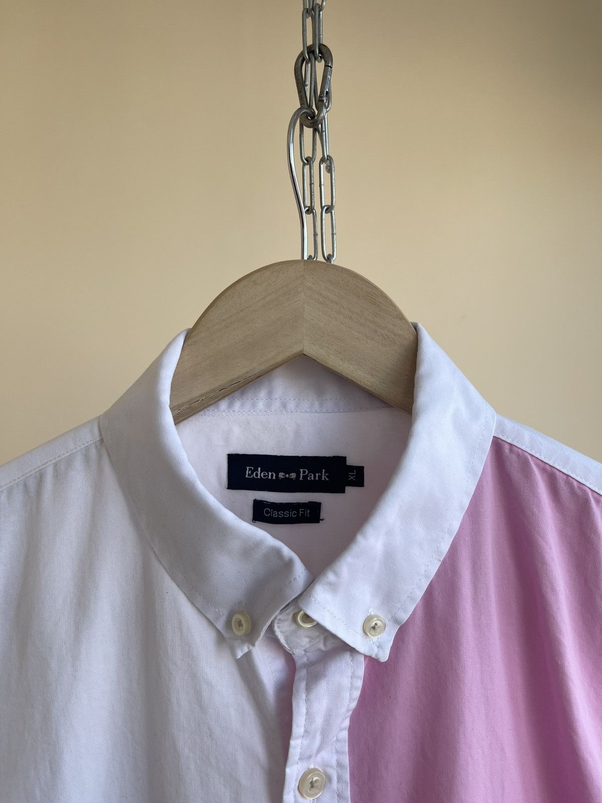 Eden Park Classic Fit Colorblock Button Down Long Sleeve Shirt Size US XL / EU 56 / 4 - 3 Thumbnail