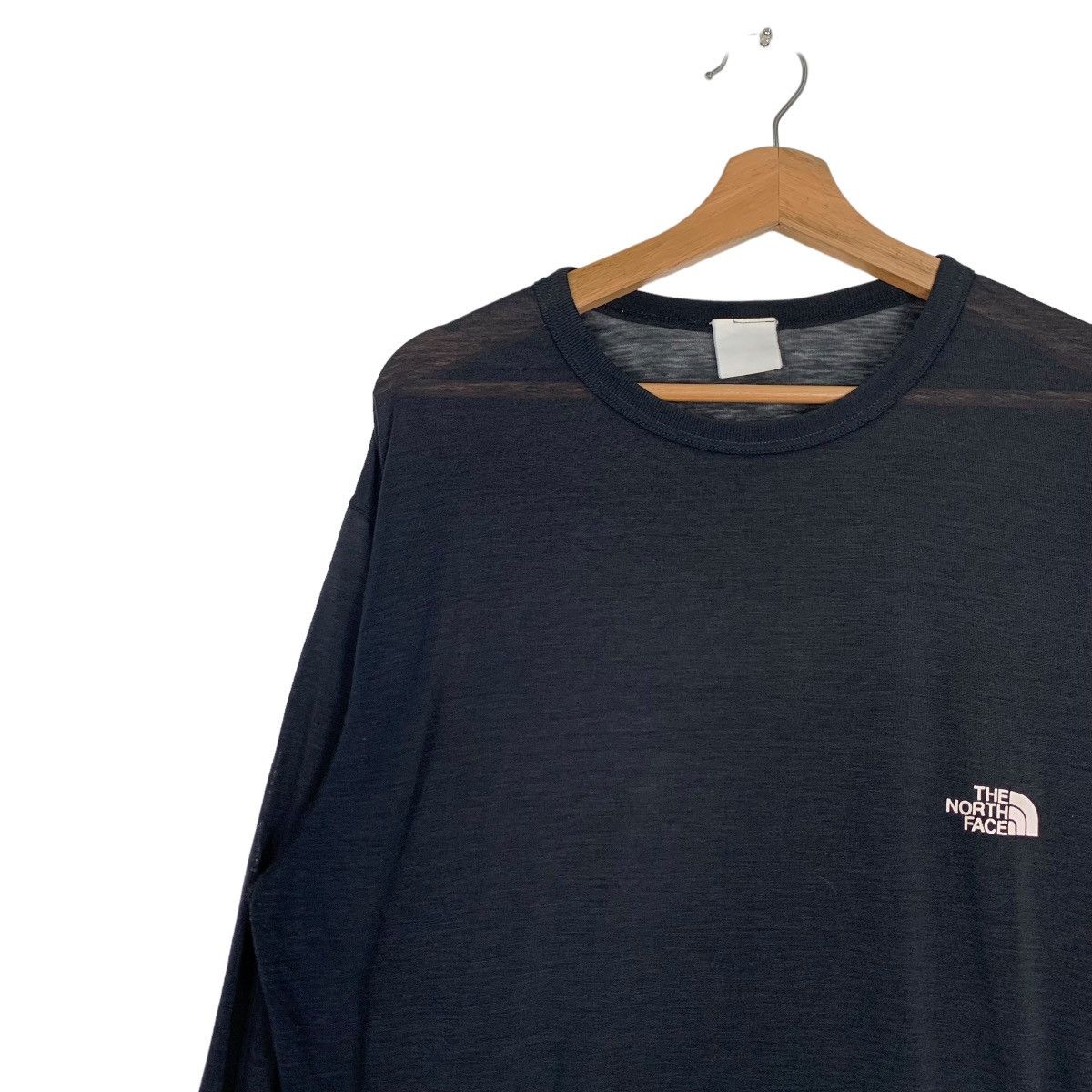 The North Face TNF Embroidery Small Logo Long Sleeve Thin Tees #0346-C16 Size US L / EU 52-54 / 3 - 7 Thumbnail