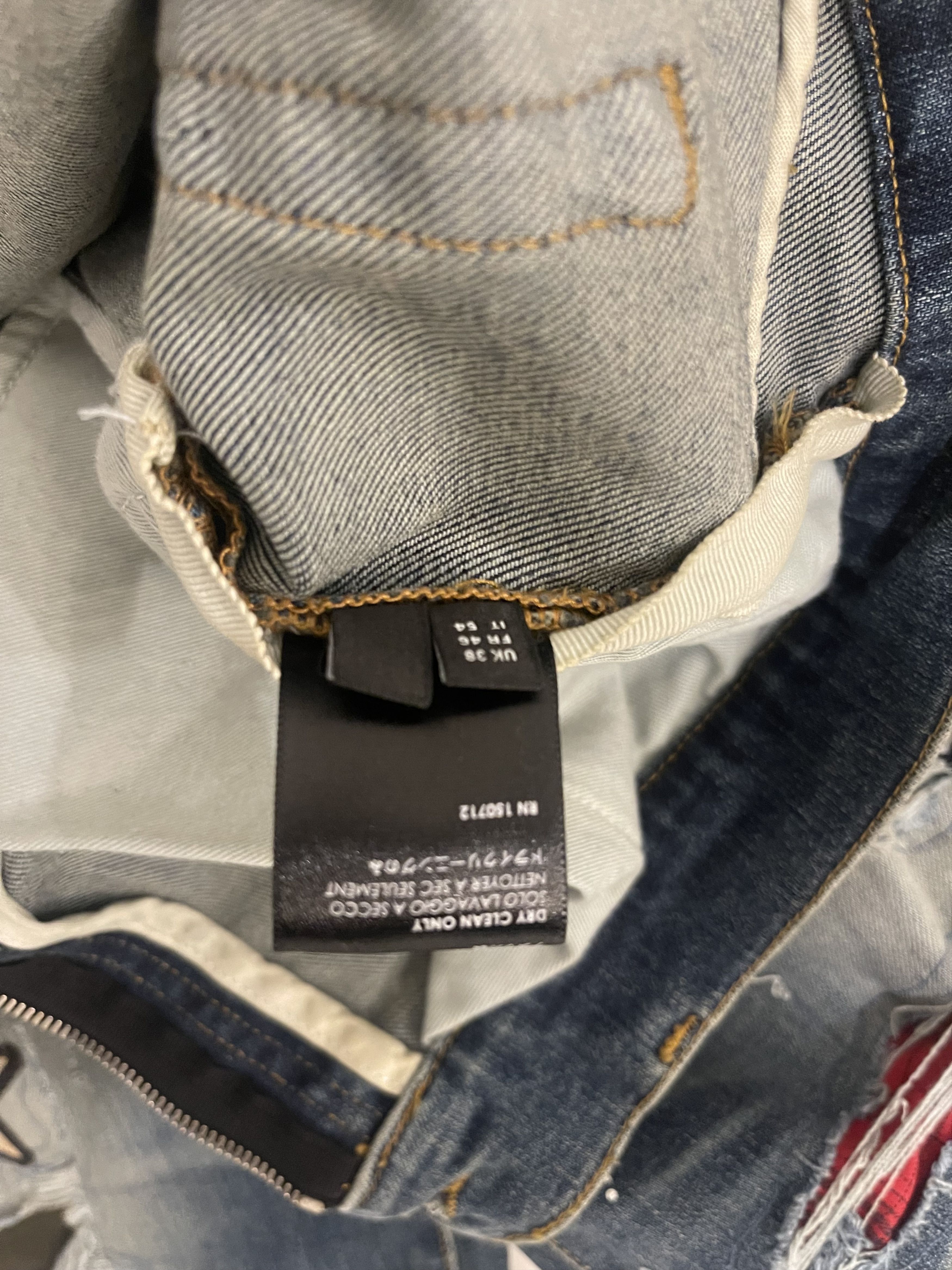 Amiri Amiri indigo art patch painted jeans Size US 38 / EU 54 - 9 Thumbnail