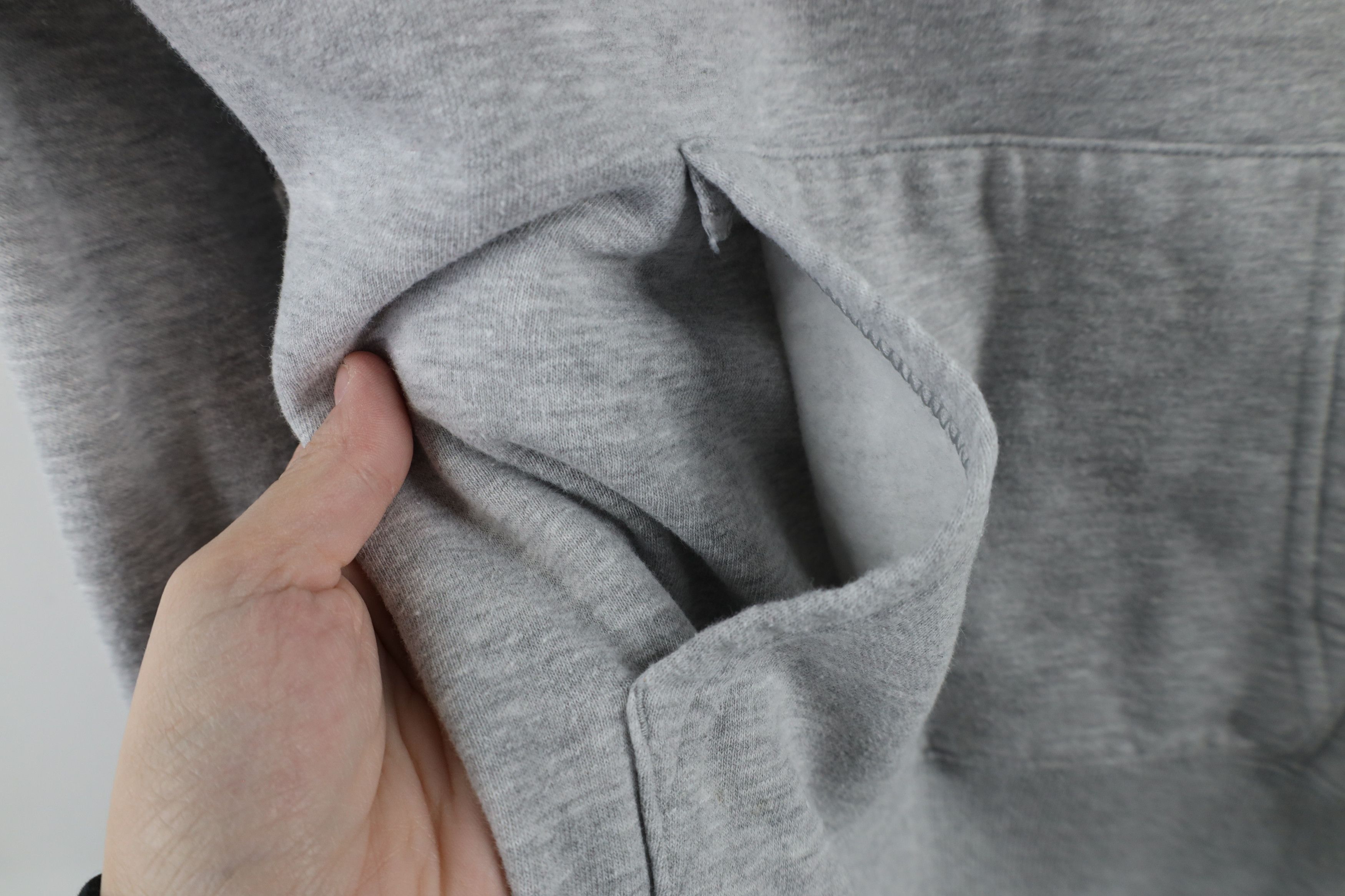 The North Face × Vintage Vintage The North Face Script Hoodie Sweatshirt Gray Size S / US 4 / IT 40 - 5 Thumbnail