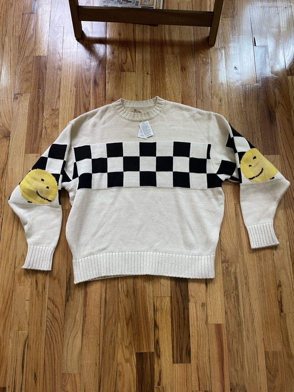 RARE Kapital 5G Cotton Knit MxKountry Rainbowy Crew Sweater
