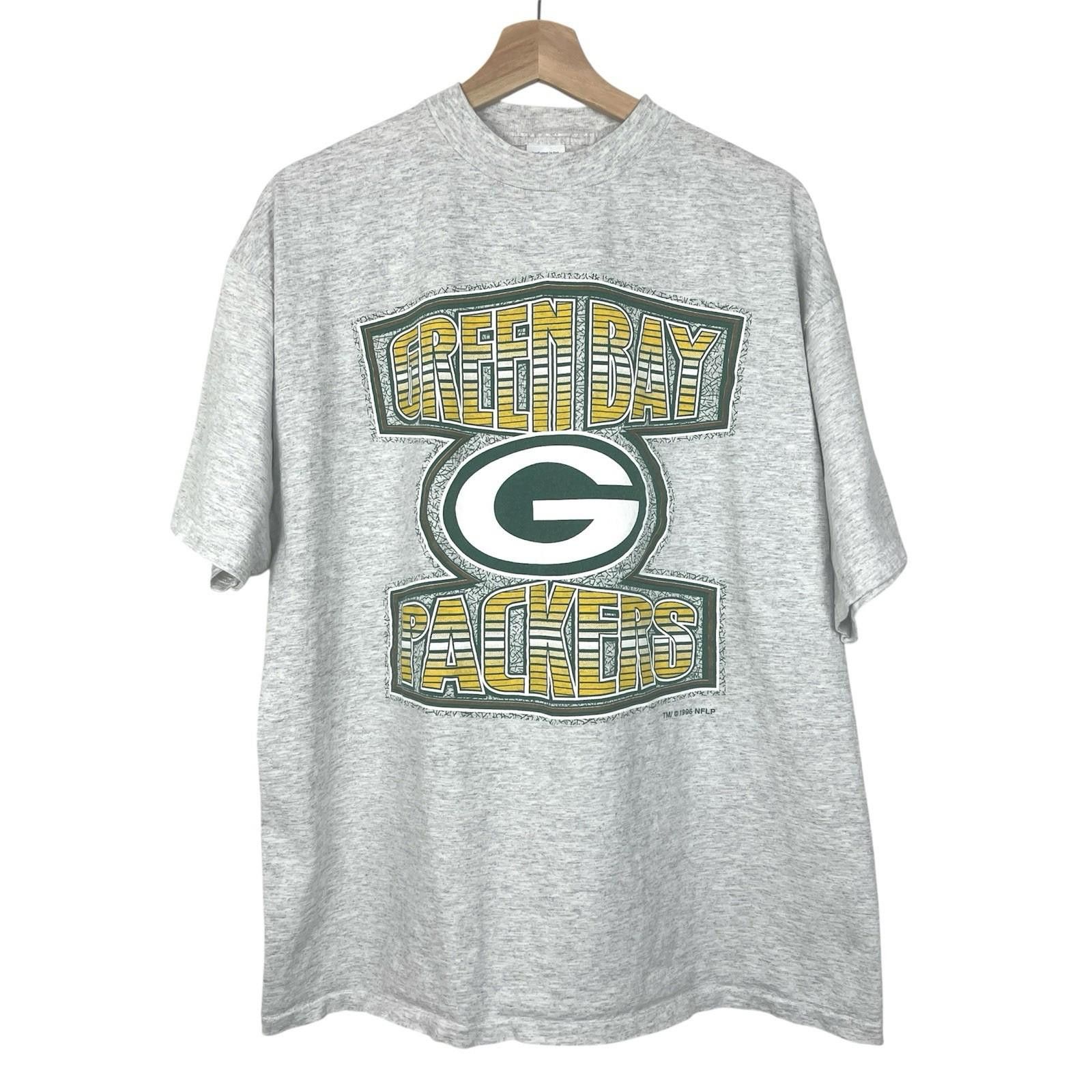 Logo 7 Vintage 90s Green Bay Packers NFL Football Gray T Shirt XL Size US XL / EU 56 / 4 - 1 Thumbnail