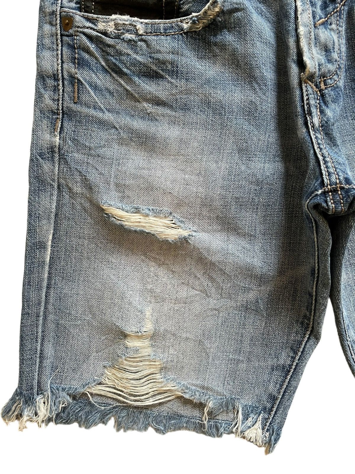 Japanese Brand Vintage Japanese Brand Loose Embellished Jean Shorts Jorts Size US 31 - 5 Thumbnail