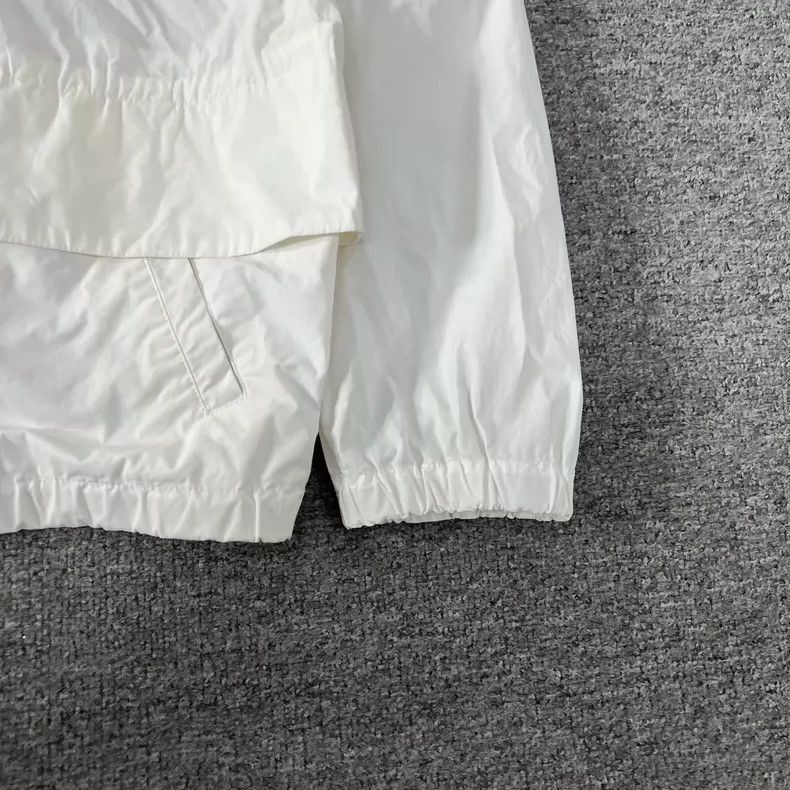 Fendi Fendi White Drawstring Windbreaker Jacket Size US L / EU 52-54 / 3 - 4 Thumbnail