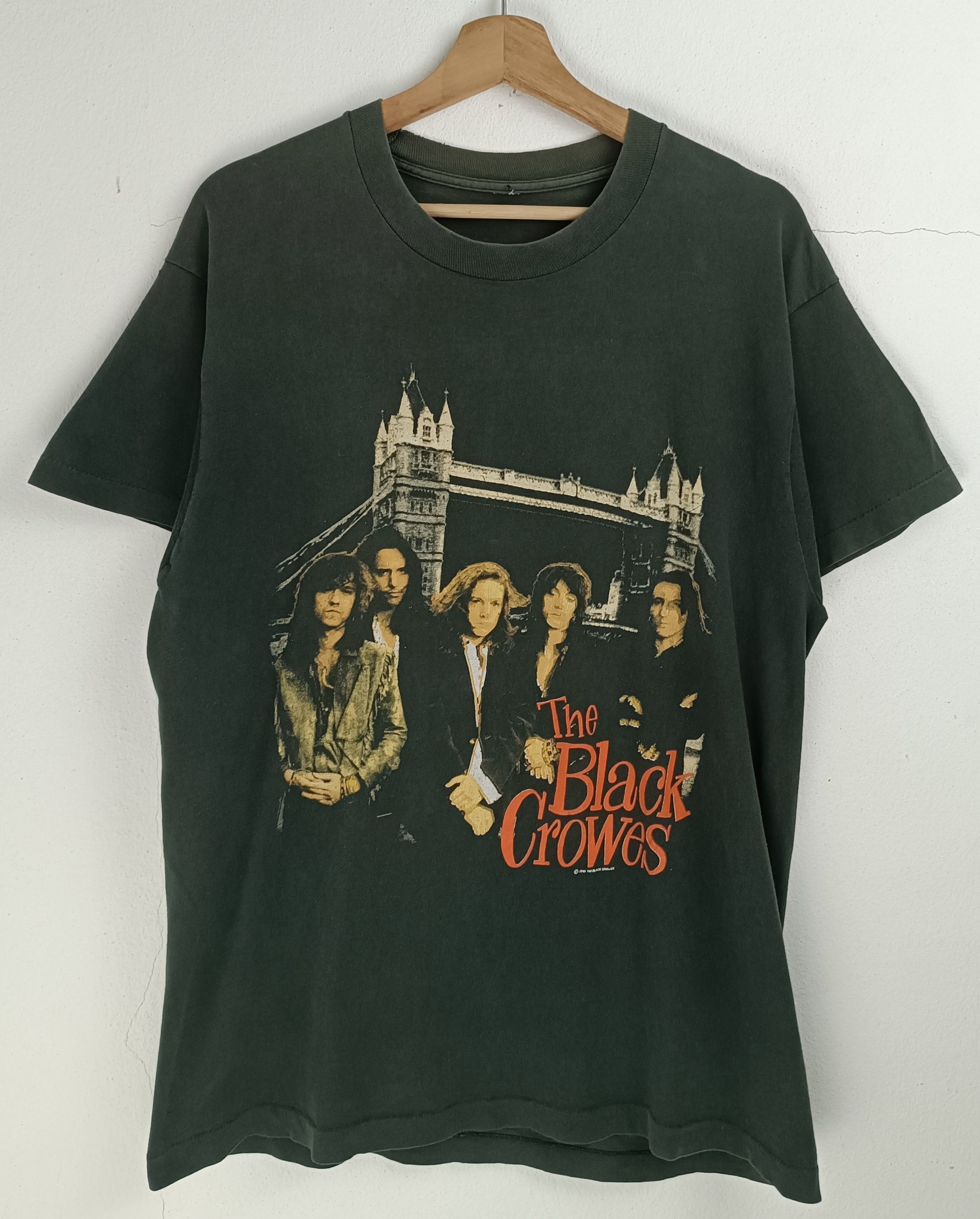 Vintage VINTAGE 90'S THE BLACK CROWES WORLD TOUR OZZY ZEPPELIN ZZ Size US L / EU 52-54 / 3 - 3 Thumbnail