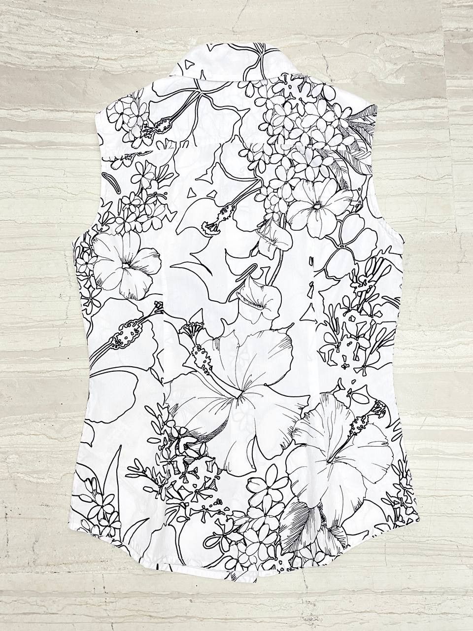 Miu Miu Miu Miu x Prada Graphic Floral Palm Print Top Blouse Shirt Size S / US 4 / IT 40 - 8 Thumbnail