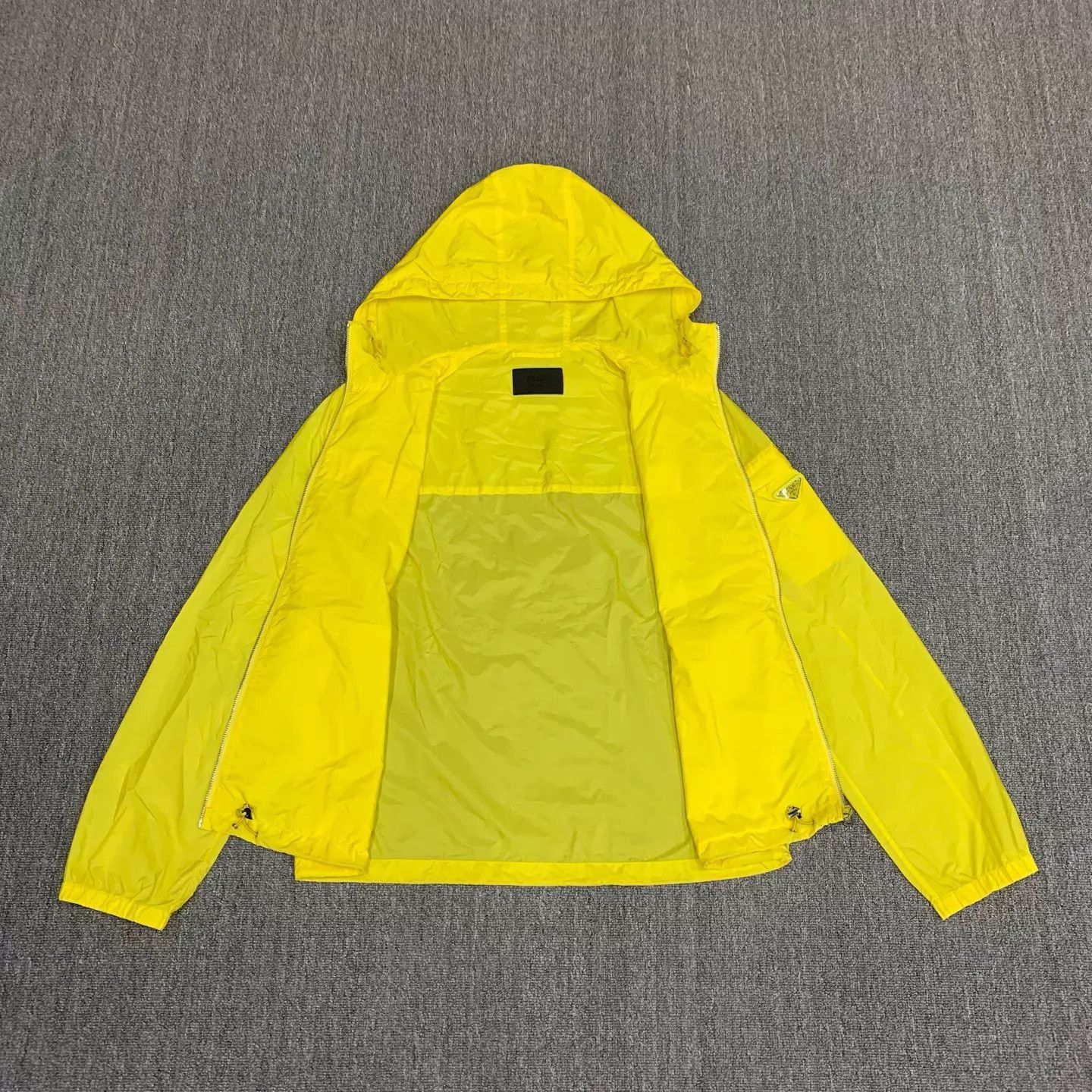 Prada Prada Yellow Triangle Logo Nylon Jacket 54 98 New Size US L / EU 52-54 / 3 - 6 Thumbnail