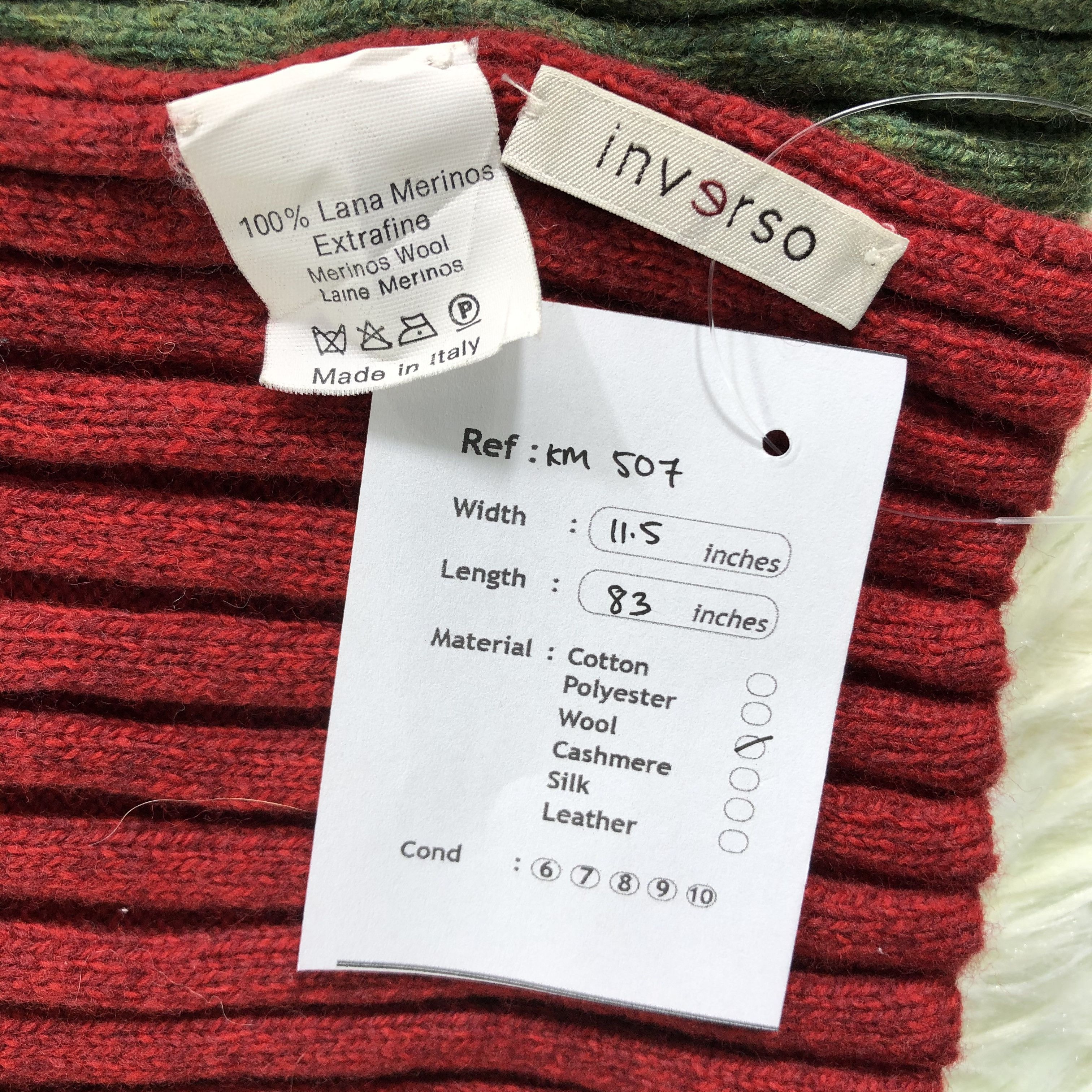 Vintage Vintage Scarf / Muffler / Neckwear - KM507 Size ONE SIZE - 5 Thumbnail