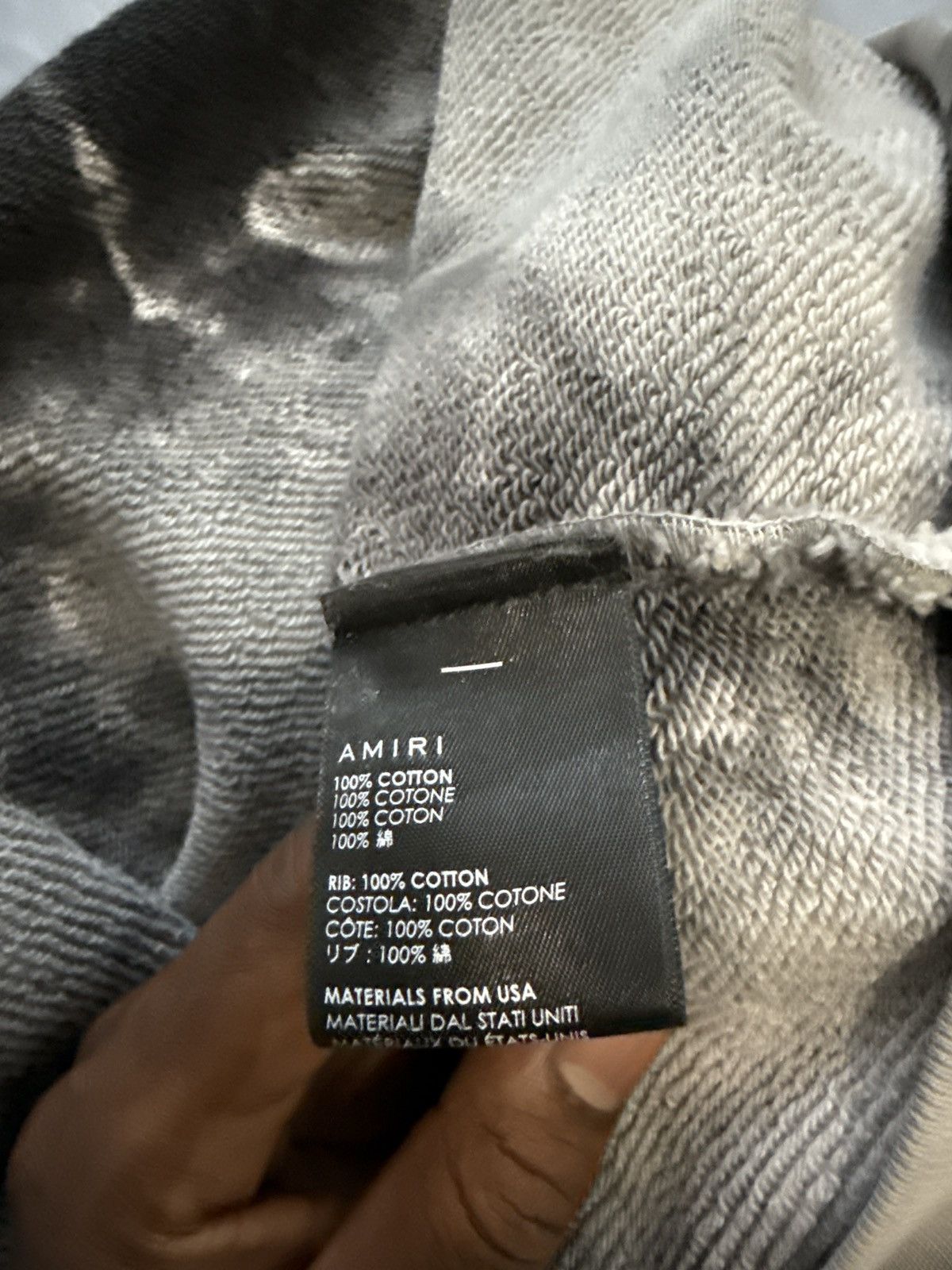 Amiri Amiri Bleach Out Eagle Sweatshirt Size US XS / EU 42 / 0 - 6 Thumbnail