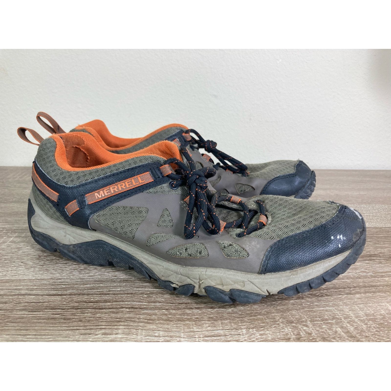 Merrell Merrell Hiking Shoes Boulder Burnt Orange Mens Size 10.5 Size US 10.5 / EU 43-44 - 5 Thumbnail