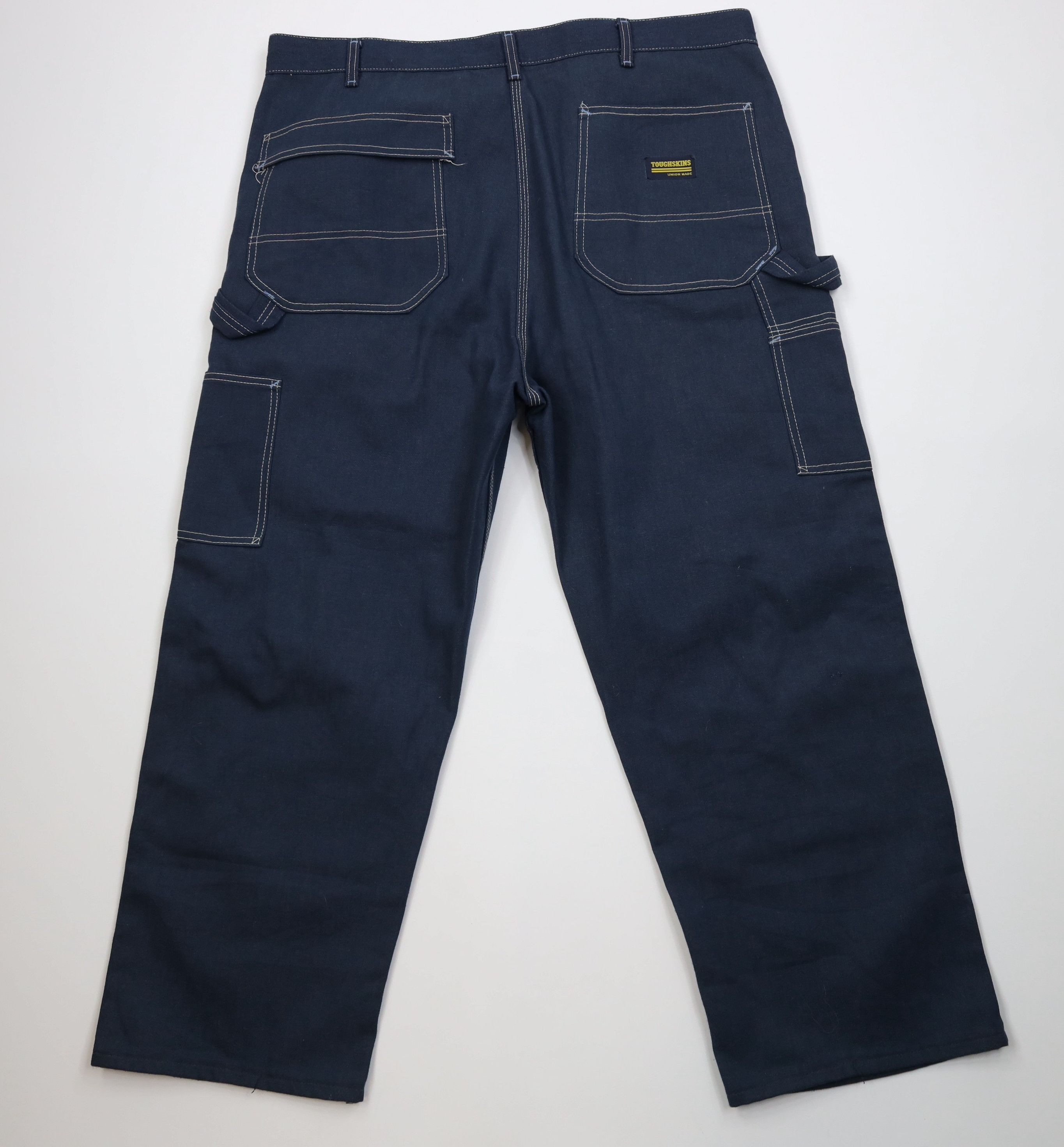 Vintage Vintage 70s 80s Streetwear Double Knee Wide Leg Jeans USA Size US 42 / EU 58 - 12 Thumbnail