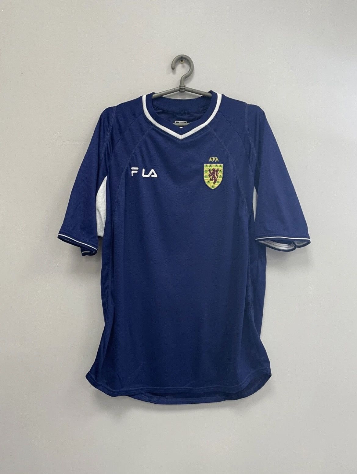 Fila Scotland 2000/2002 Home Football Shirt Soccer Jersey Fila Size US L / EU 52-54 / 3 - 1 Thumbnail