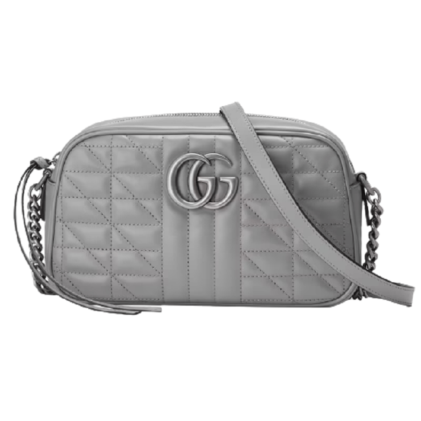 Gucci o1la5ras0526 Size: OS / GG Marmont Handbag in Grey Size ONE SIZE - 1 Thumbnail