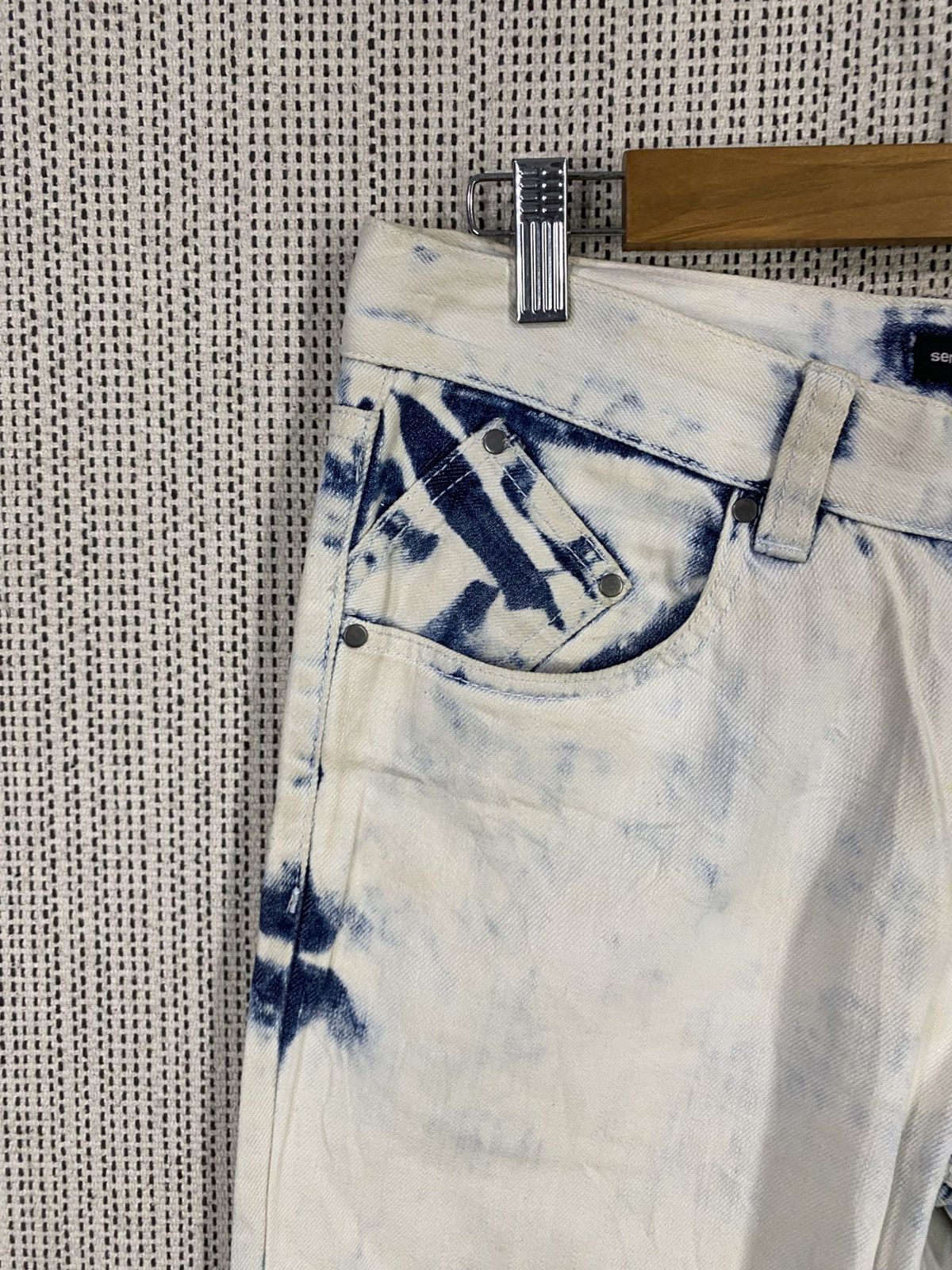 semanticdesign Vintage semantic design acid wash denim very rare Size US 32 / EU 48 - 10 Thumbnail