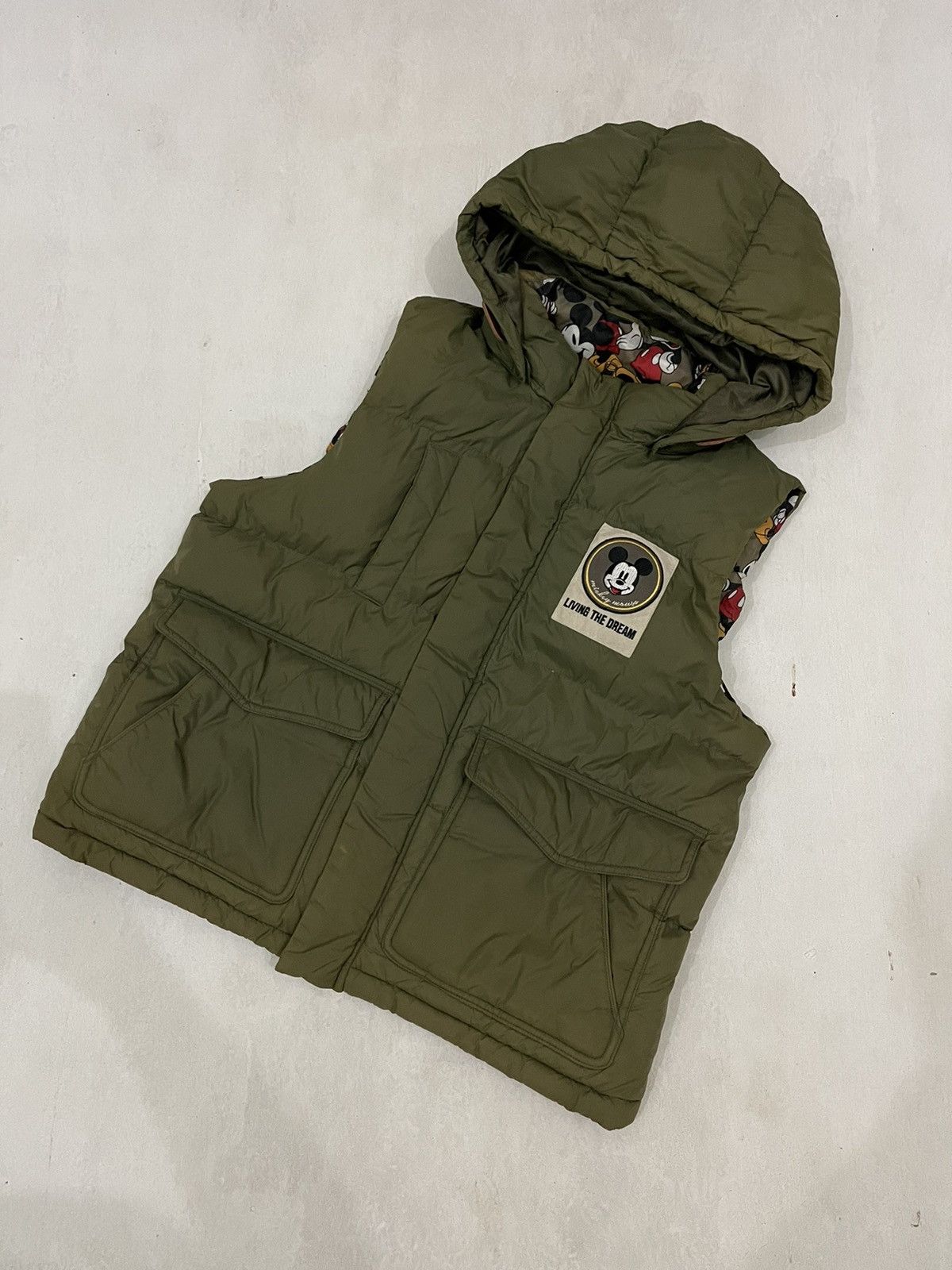 Holl Haus Holland ❌ Disney Mickey Mouse Puffer Hoodie Vest