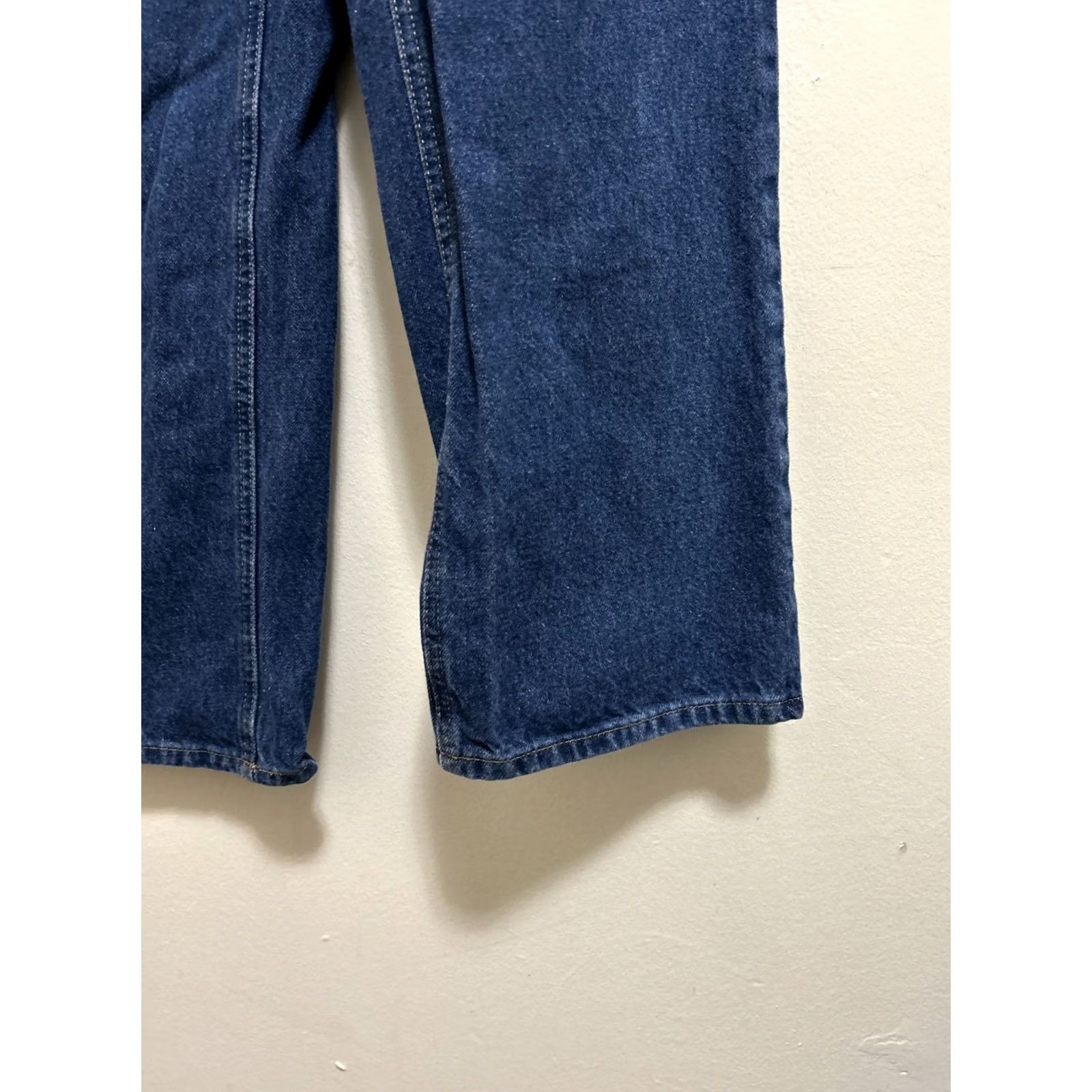 Carhartt VINTAGE Carhartt Jeans 34x32 Mens Blue Denim 100% Cotton Relaxed Fit Workwear 381-83 Size US 34 / EU 50 - 5 Thumbnail