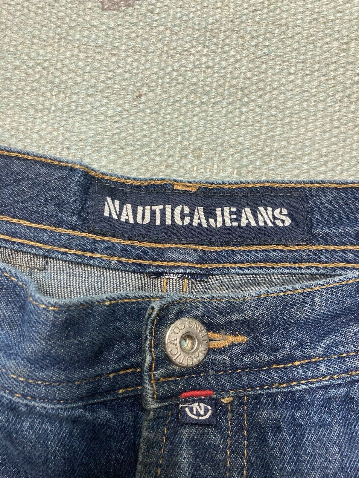 Nautica × Vintage VTG y2k baggy jeans nautica carpenter skater grunge 29x29 Size US 29 - 9 Thumbnail