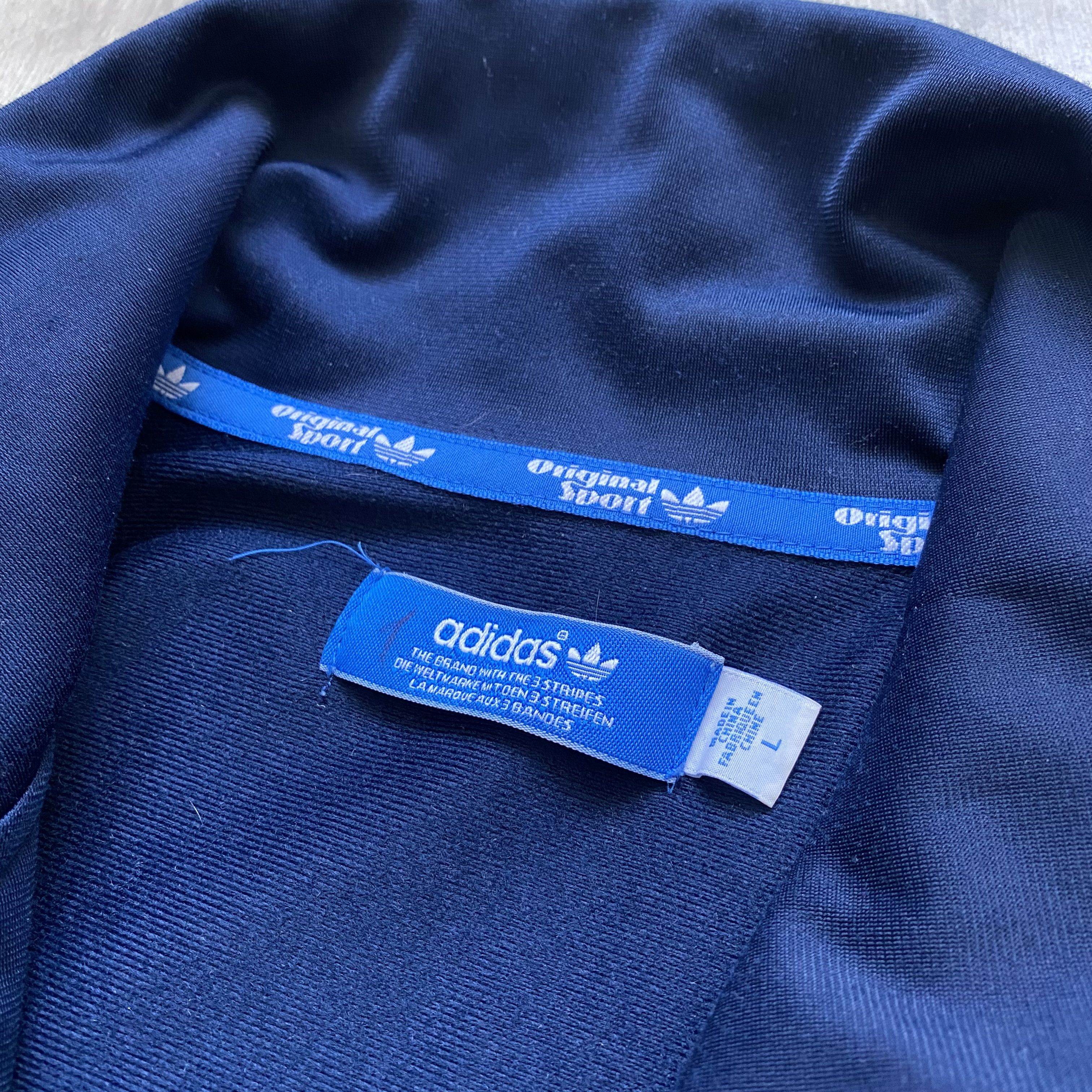 Adidas 🦈 Vintage 00s Adidas Track Top Jacket Retro Size US L / EU 52-54 / 3 - 6 Thumbnail