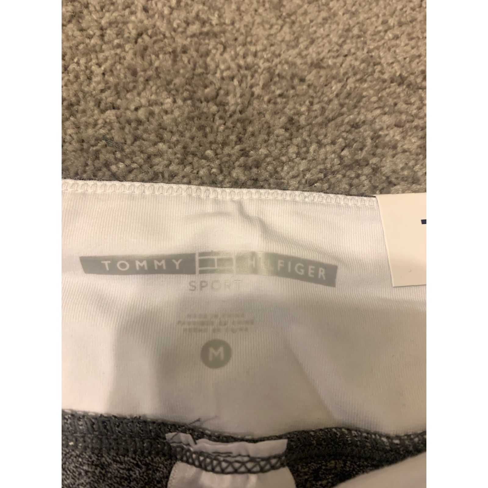 Tommy Hilfiger Tommy Hilfiger Sport Gray Leggings Size M Women Activewear Leggings Size 32" / US 10 / IT 46 - 3 Thumbnail