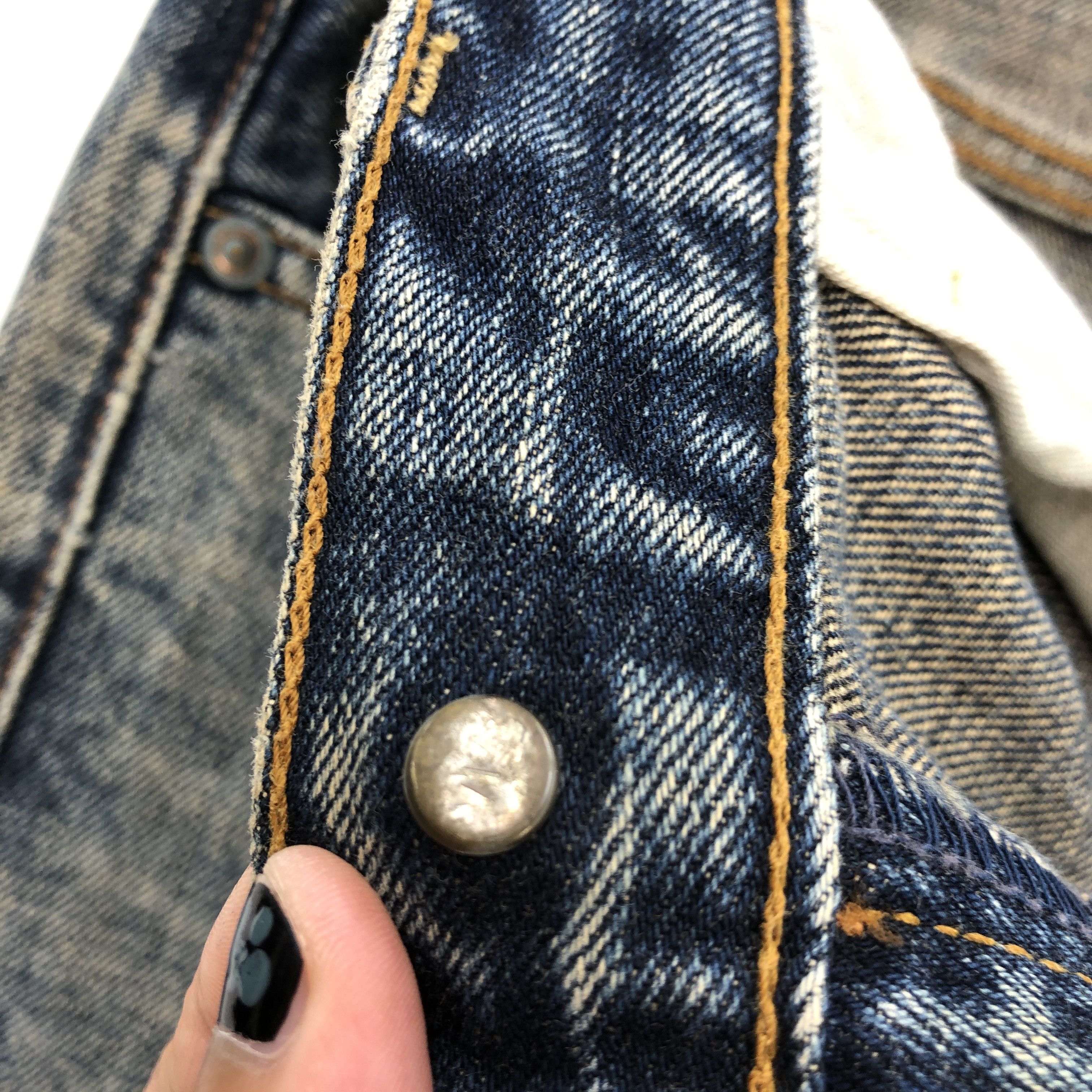 Levi's Vintage Levis 503 Stone Wash Jeans Levi's Dirty Denim Pants Size US 30 / EU 46 - 8 Thumbnail