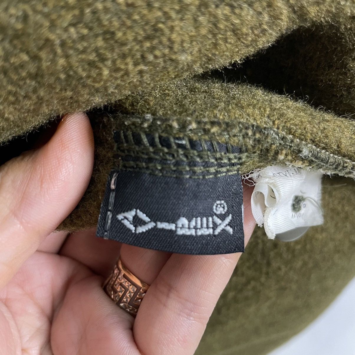 Avirex 💥AVIREX WOOL HOODIE JACKET ARMY GREEN Size US L / EU 52-54 / 3 - 11 Thumbnail