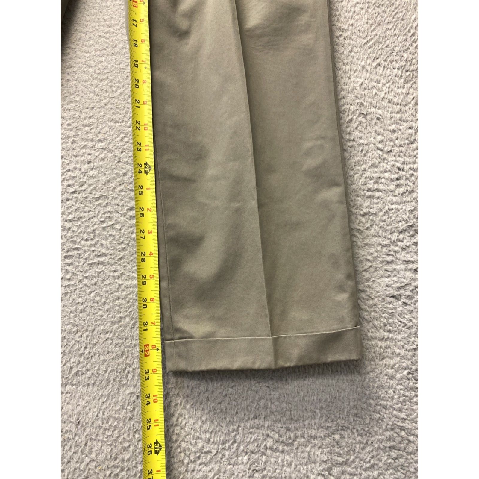 Nordstrom Nordstrom Chino Pants Mens 34x32 Olive Green /0147 Size US 34 / EU 50 - 5 Thumbnail