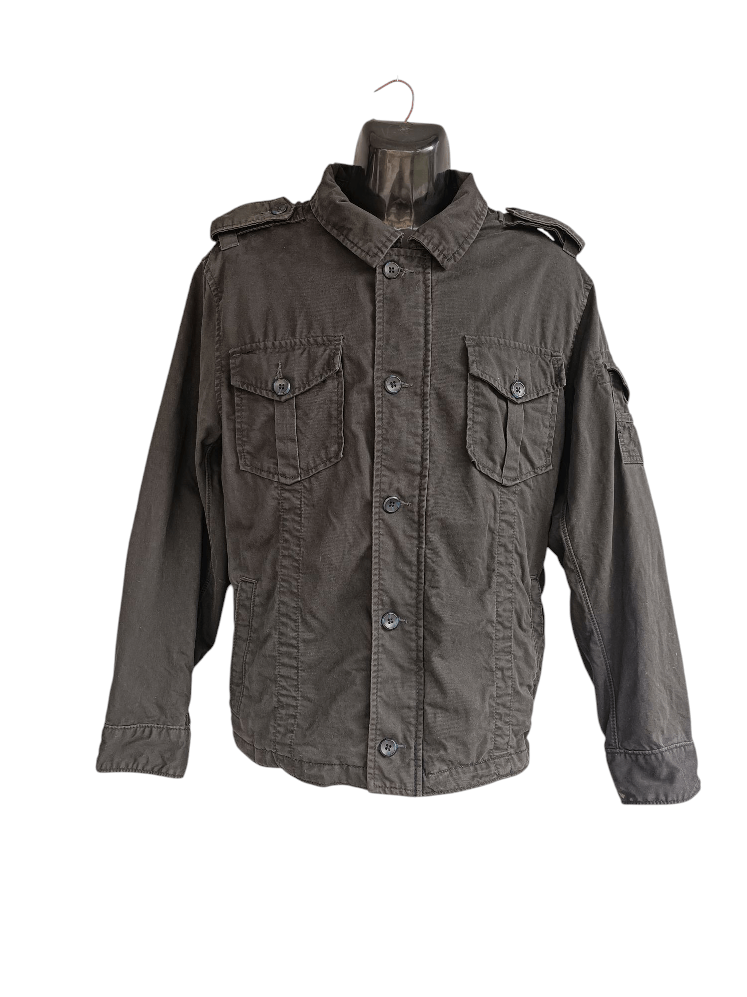 Gap Gap Jacket Black Zip Up & Button Y2K SW016 Size US L / EU 52-54 / 3 - 1 Thumbnail