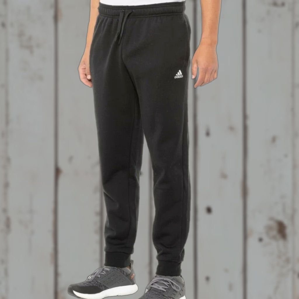 Adidas Adidas Golf Joggers Men Large Black Fleece Pants Cotton Running Athletic Size US 33 - 1 Thumbnail