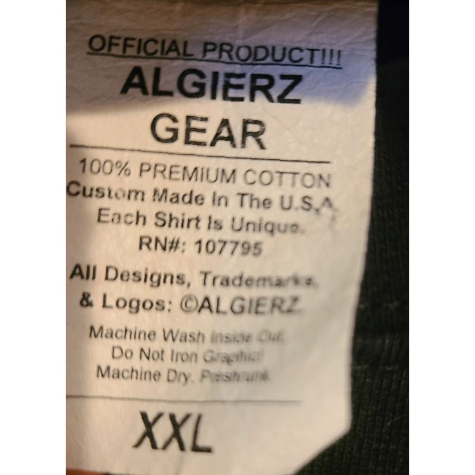 Vintage VINTAGE Algierz Dead Presidents Represent Me T-Shirt Mens 2XL Black Cotton Short Sleeve Round Neck Hip Hop Rap Tee Logo Pimp Art 90s Size US XXL / EU 58 / 5 - 7 Thumbnail