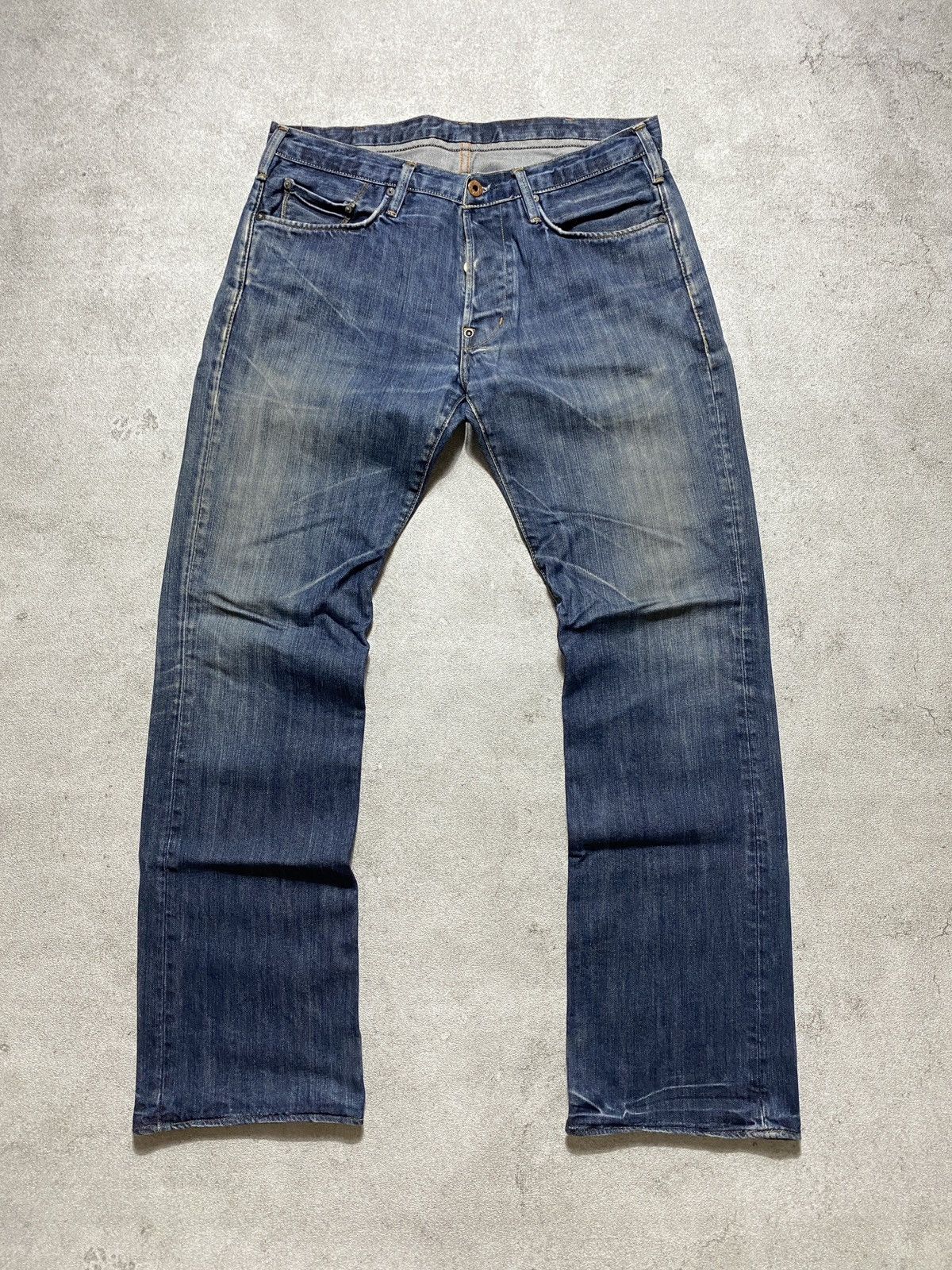 Polo Ralph Lauren 2000s Polo RL Ralph Lauren Distressed Low Bootcut Jeans Size US 34 / EU 50 - 5 Thumbnail