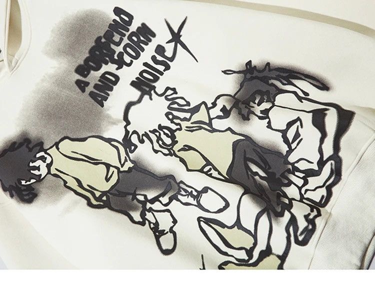 Japanese Brand × Other Cartoon Graphic Sweatshirt Hoodie Anime Harajuku Style Size US L / EU 52-54 / 3 - 3 Thumbnail