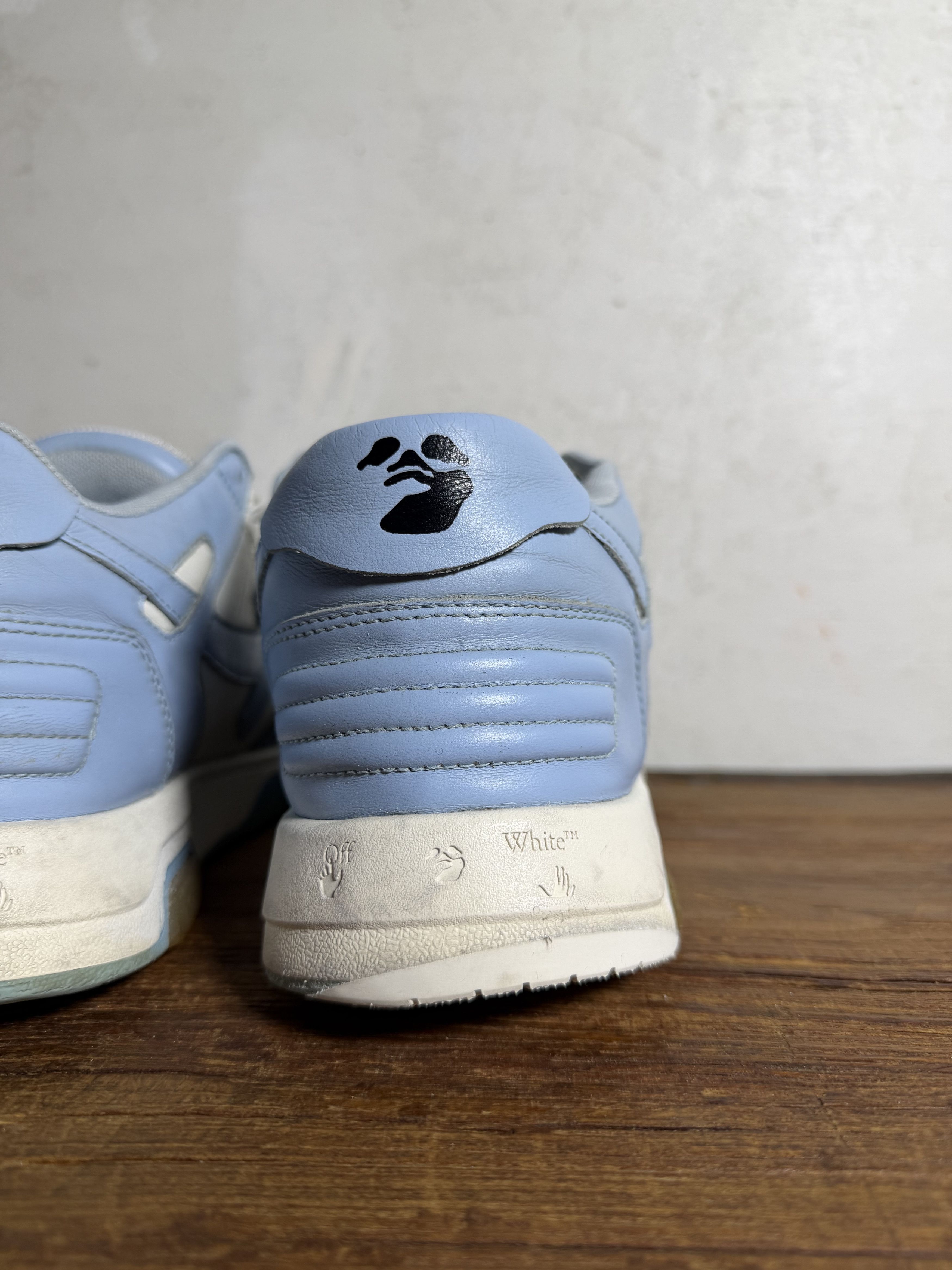 Off-White Off-White Out of Office White Blue Sneakers Size US 10 / EU 43 - 5 Thumbnail