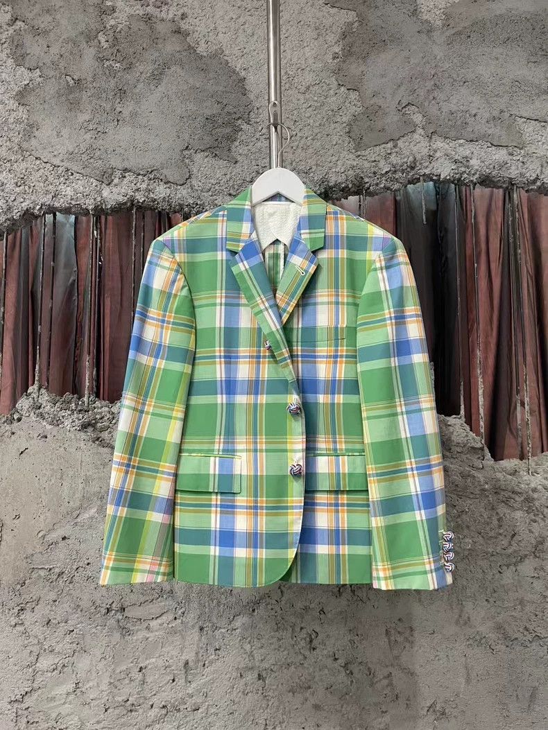 Thom Browne Thom Browne Plaid Suit Jacket-dmc Size US S / EU 44-46 / 1 - 1 Thumbnail