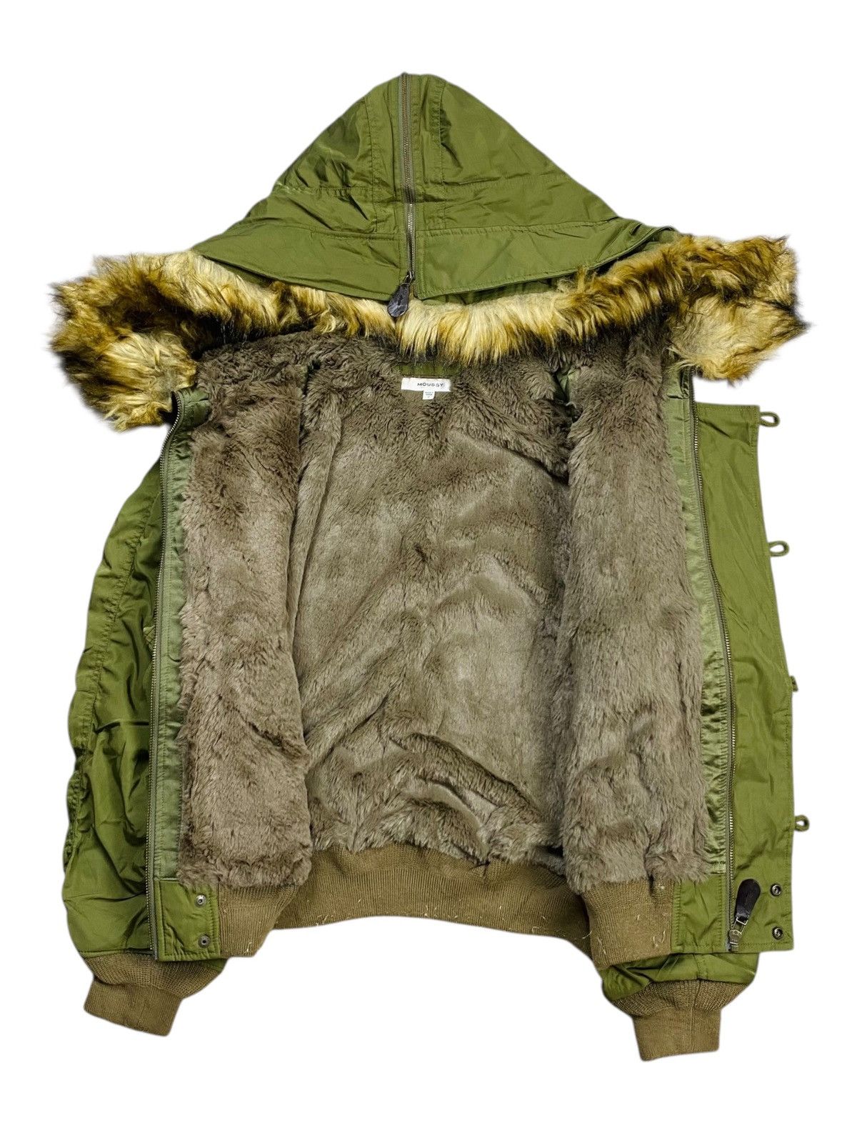GOA 2000s Moussy - Apocalypse Style Fur Hoodie Bomber Jacket Size US M / EU 48-50 / 2 - 3 Thumbnail