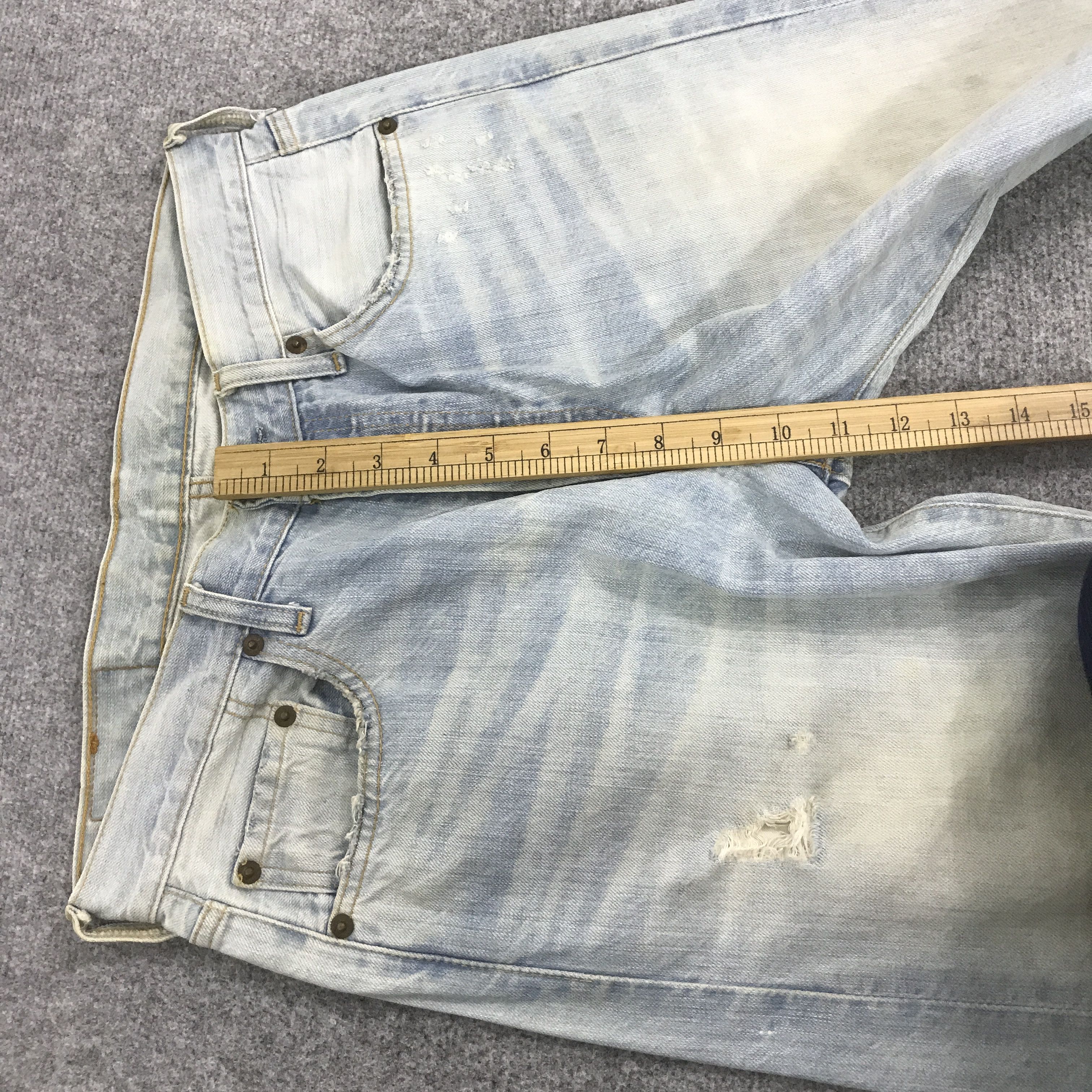 Levi's Vintage Clothing LEVI'S DENIM LIGHT WASH DENIM PANTS K74B6 Size US 30 / EU 46 - 9 Thumbnail