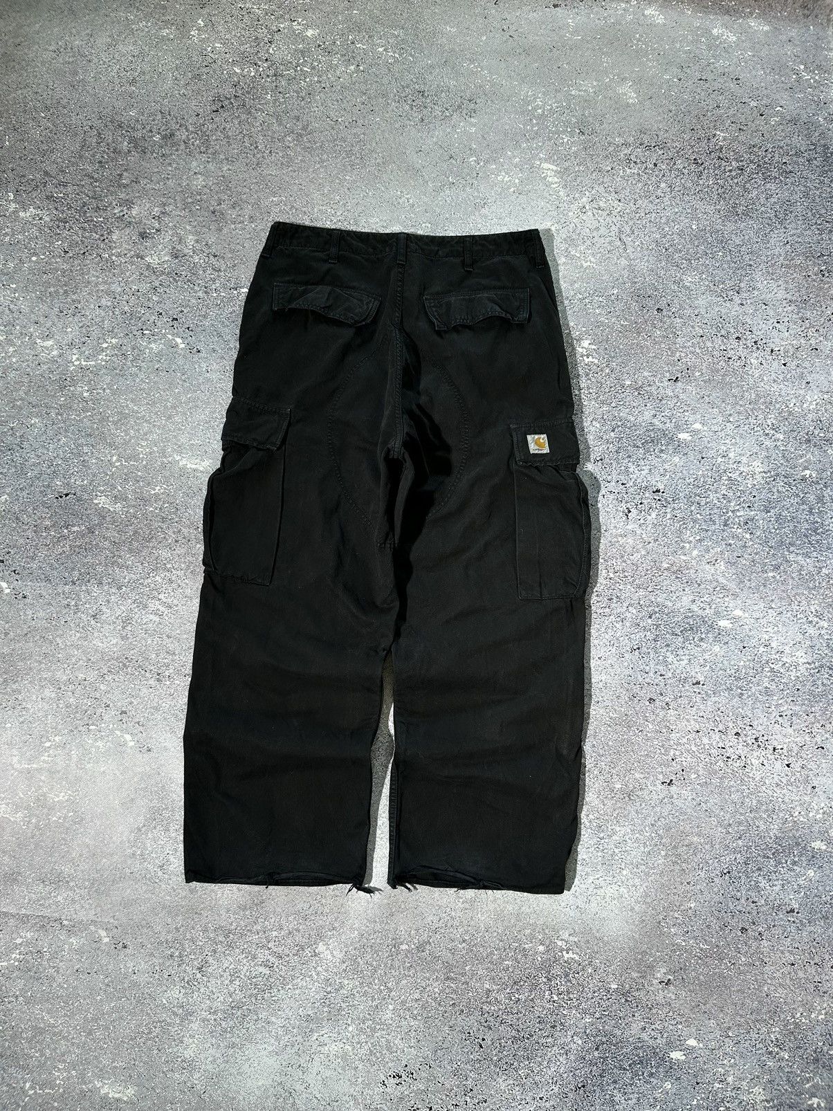 image of Carhartt Cargo Pants Baggy Rap Multi Pocket Gorpcore in Black, Men's (Size 34)