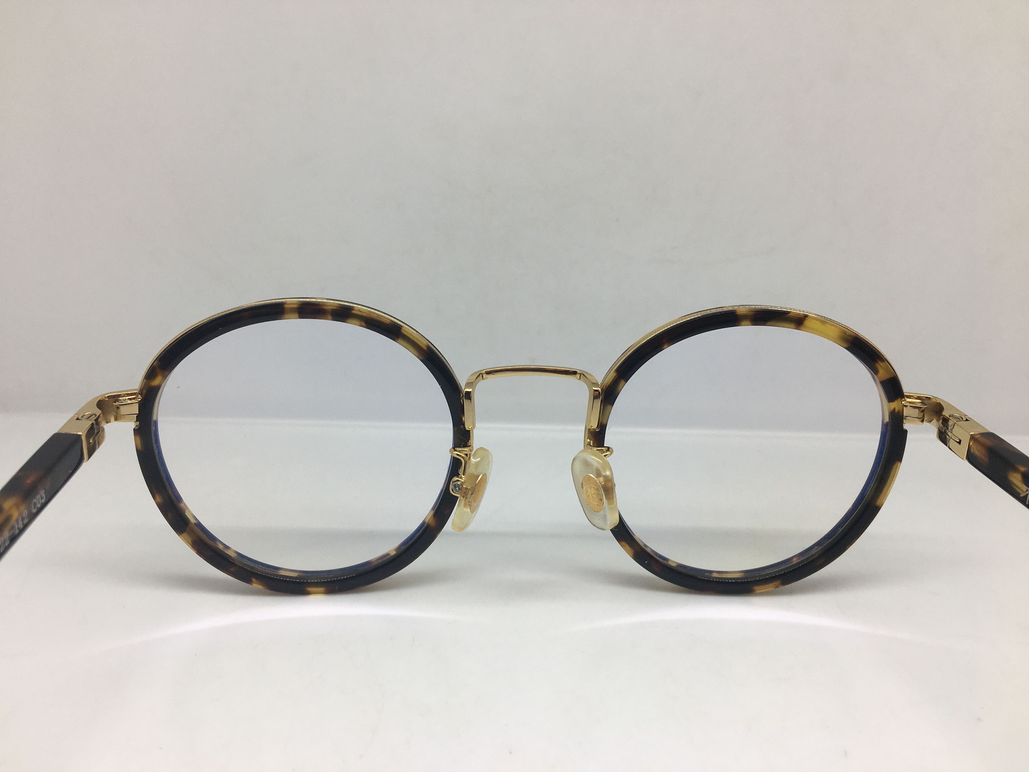 Other Handmade Tortoise Round Eyeglasses Frame Ivy League Size ONE SIZE - 4 Thumbnail