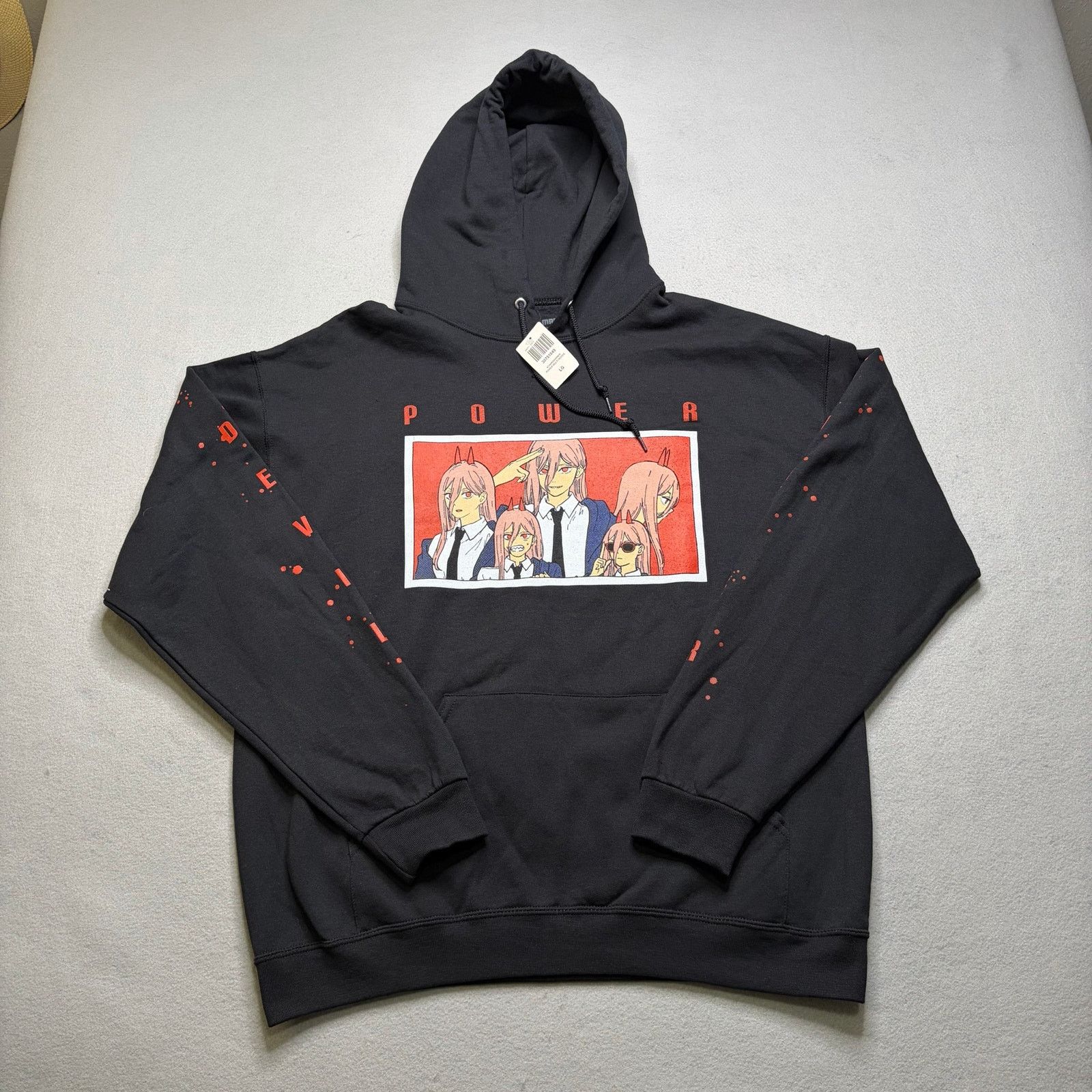 Vintage Chainsaw Man Power Anime Hoodie Men’s L Crunchyroll NWT Size US L / EU 52-54 / 3 - 3 Thumbnail