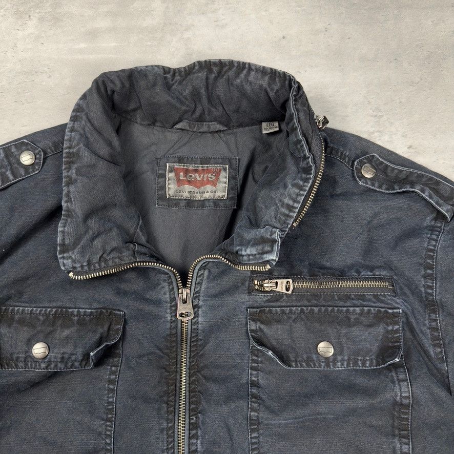 Levi's Levi's Cargo Pocket Heavy Jacket with Packable Hood Size US XXL / EU 58 / 5 - 2 Thumbnail